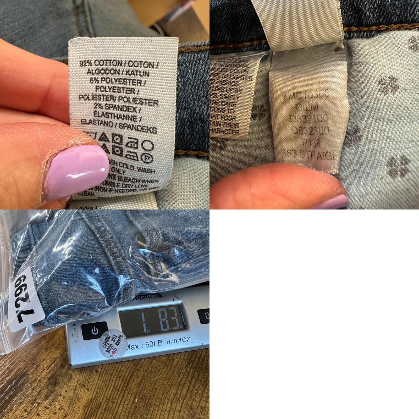 Lucky Brand Lucky Brand Mens Jeans Straight Leg Medium Wash Blue Denim Size 36 x 32 Regular Rise 10-12 Inseam 32 Waist 36 Button Zip 5-Pocket Size US 36 / EU 52 - 9 Thumbnail