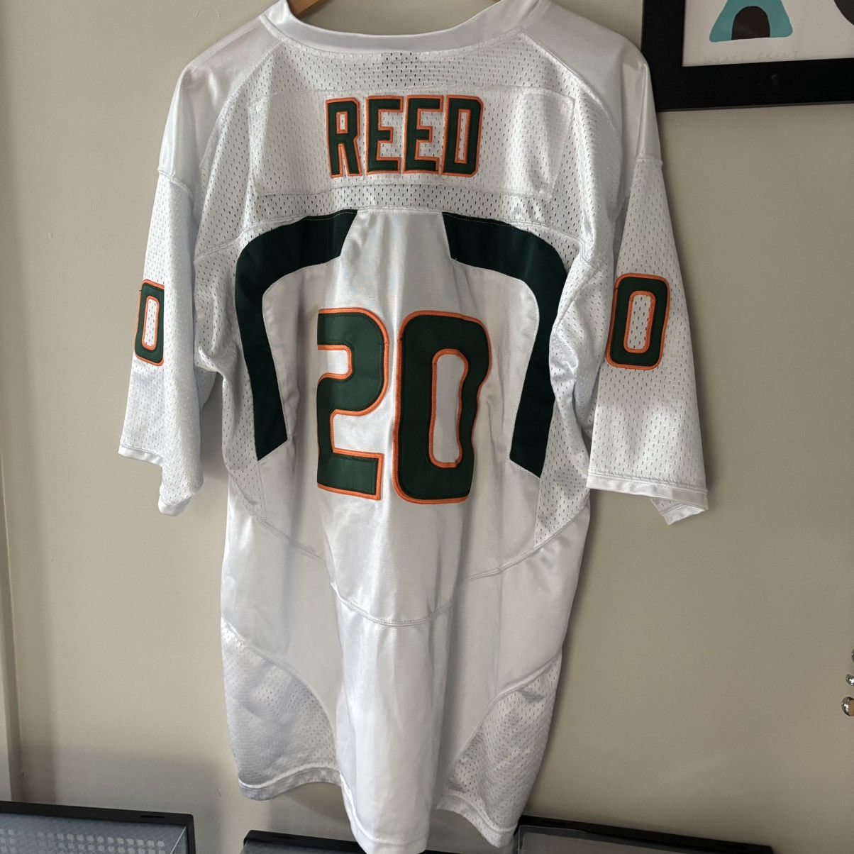 VTG 90s Nike Ed Reed University of Miami Hurricanes Jersey
