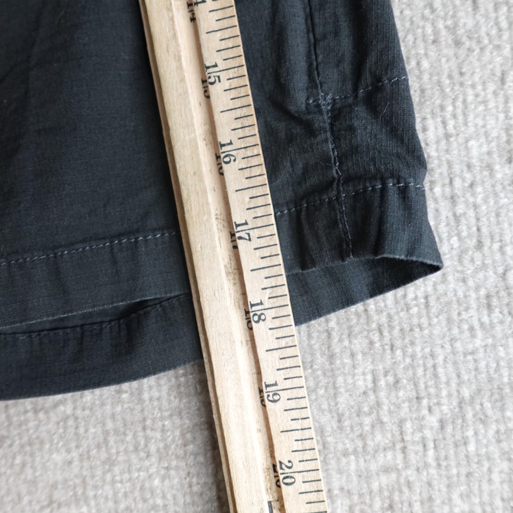 Vintage Bylt Shorts 2XL Gray Cargo Ripstop Drawstring 6.5" Inseam Cotton Blend Pocket Athletic Mens Size US 39 - 3 Thumbnail