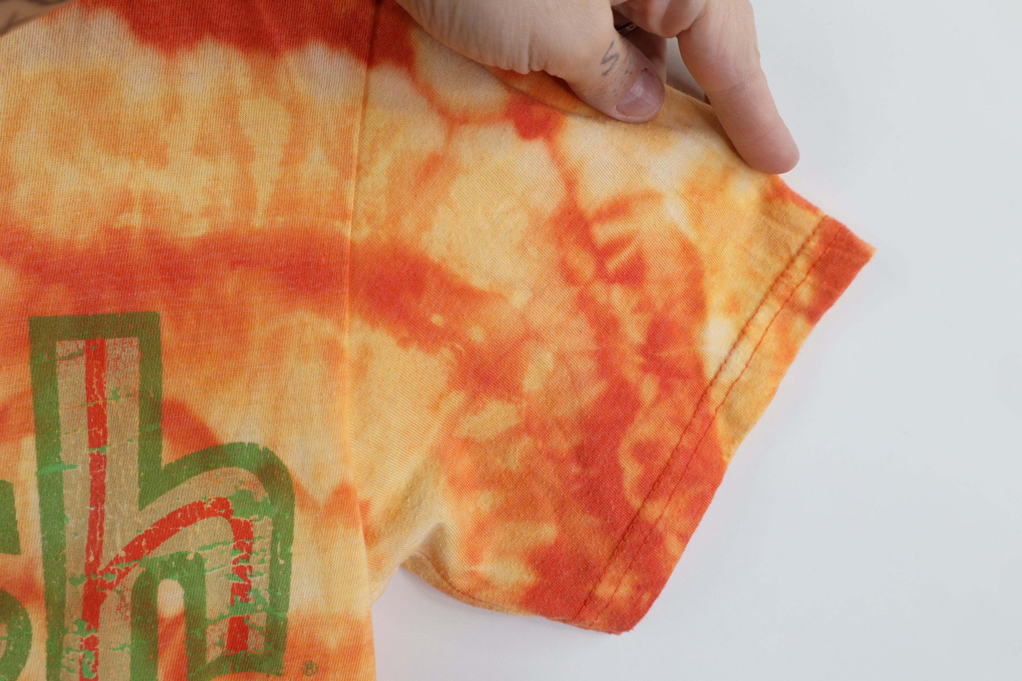 Vintage Retro Y2K Out Acid Wash Orange Crush Soda Pop T-Shirt Knit Size S / US 4 / IT 40 - 7 Thumbnail