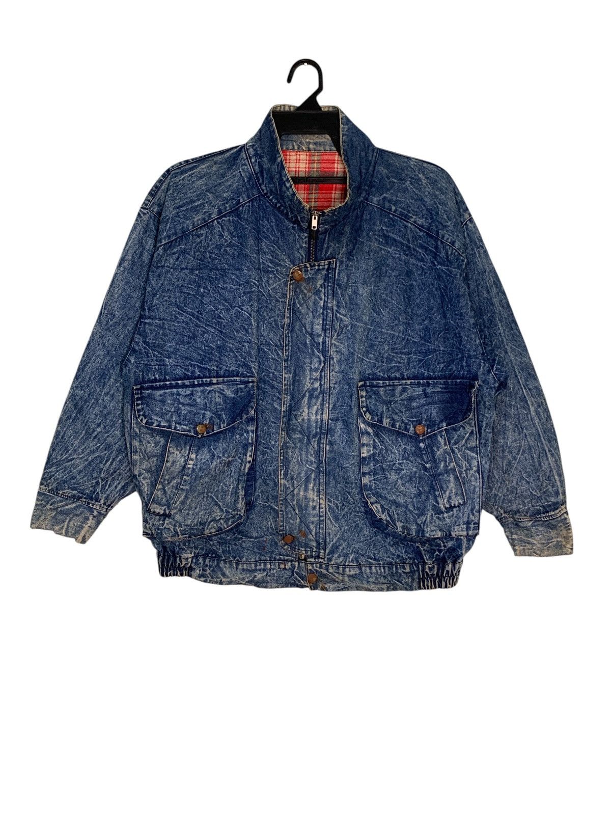 Other Rare Design Vintage Unbrand Denim Jackets Size US L / EU 52-54 / 3 - 1 Thumbnail
