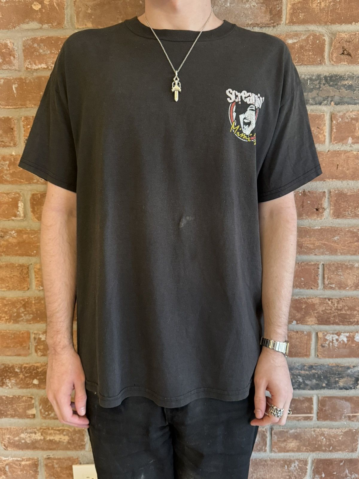 Vintage 🔥Vintage/Distressed Screamin’ Mimi’s T Shirt🔥 Size US XL / EU 56 / 4 - 2 Thumbnail