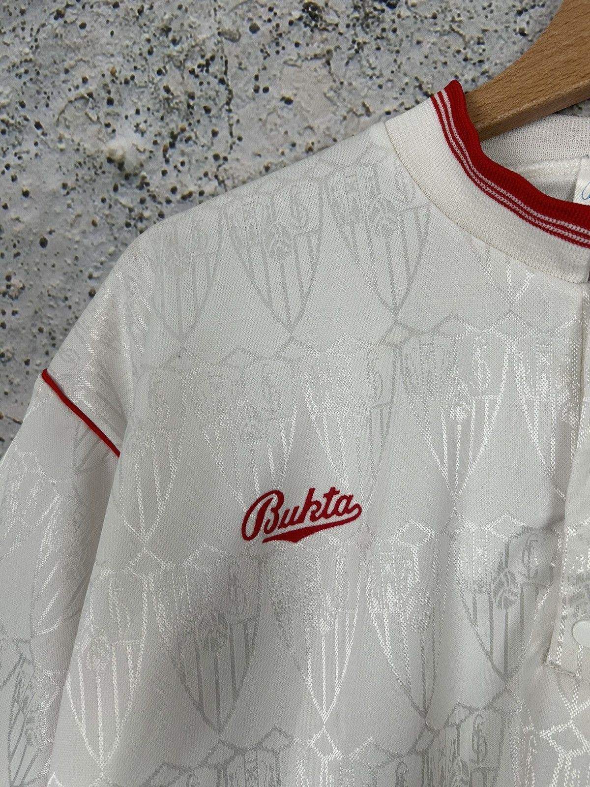 Vintage Vintage Sevilla FC 90-92 Ultra Rare Soccer Jersey Bukta Size US L / EU 52-54 / 3 - 4 Thumbnail