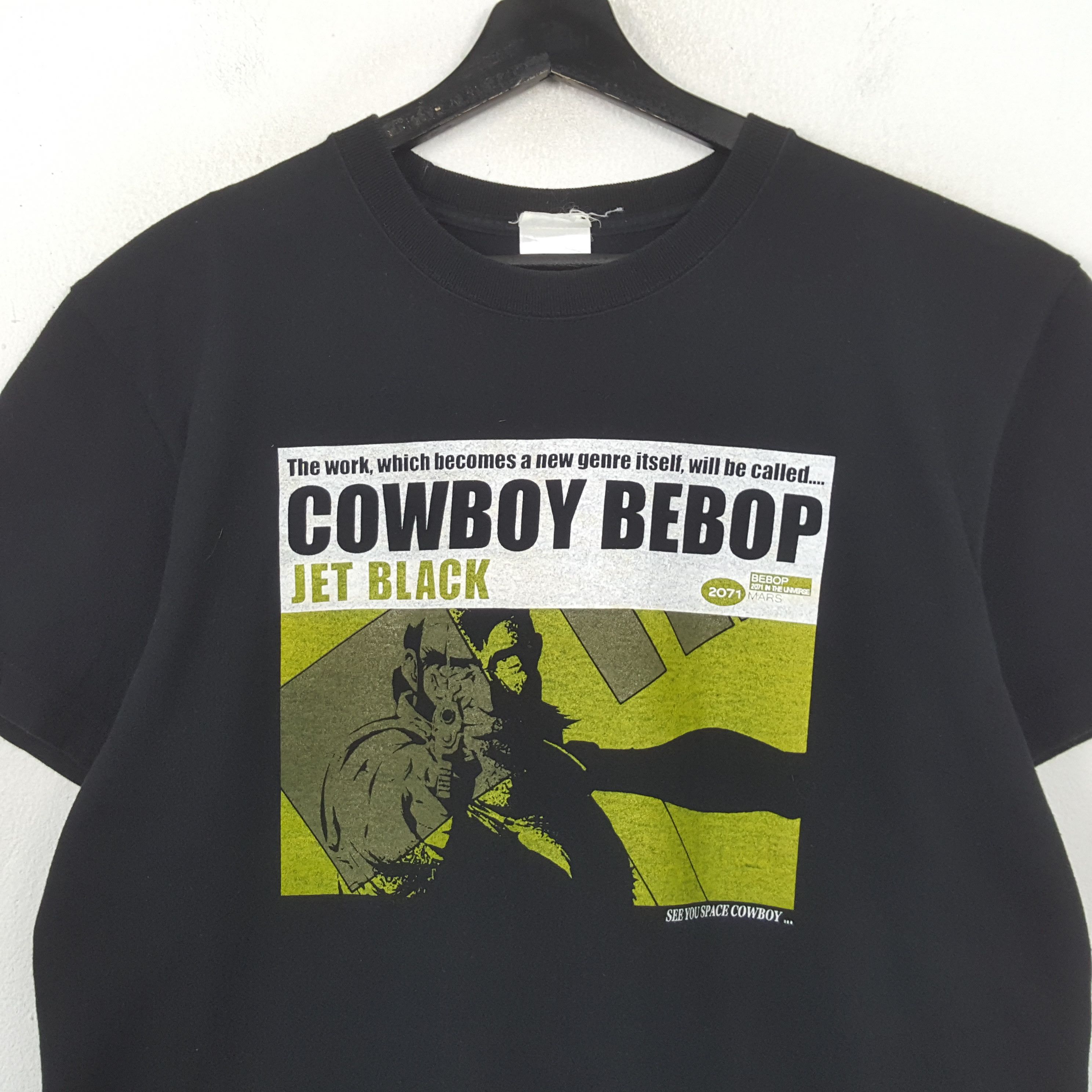 Vintage Cowboy Bebop Jet Black Tshirt RR13 Size US L / EU 52-54 / 3 - 2 Thumbnail