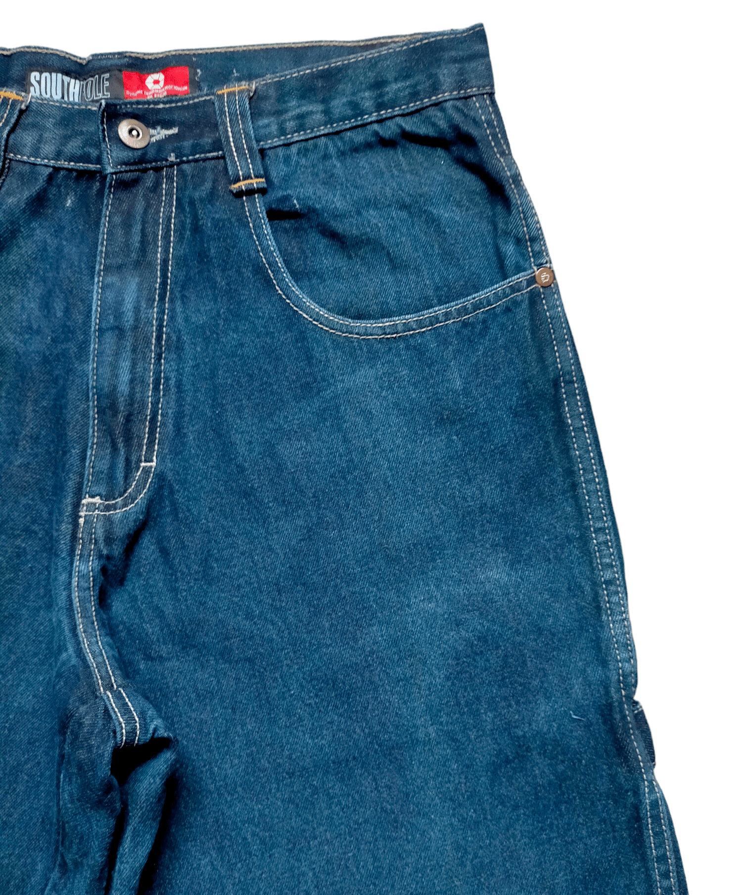 JNCO × Southpole × Vintage Southpole Carpenter Embroiderey Baggy Jeans Size US 32 / EU 48 - 10 Thumbnail
