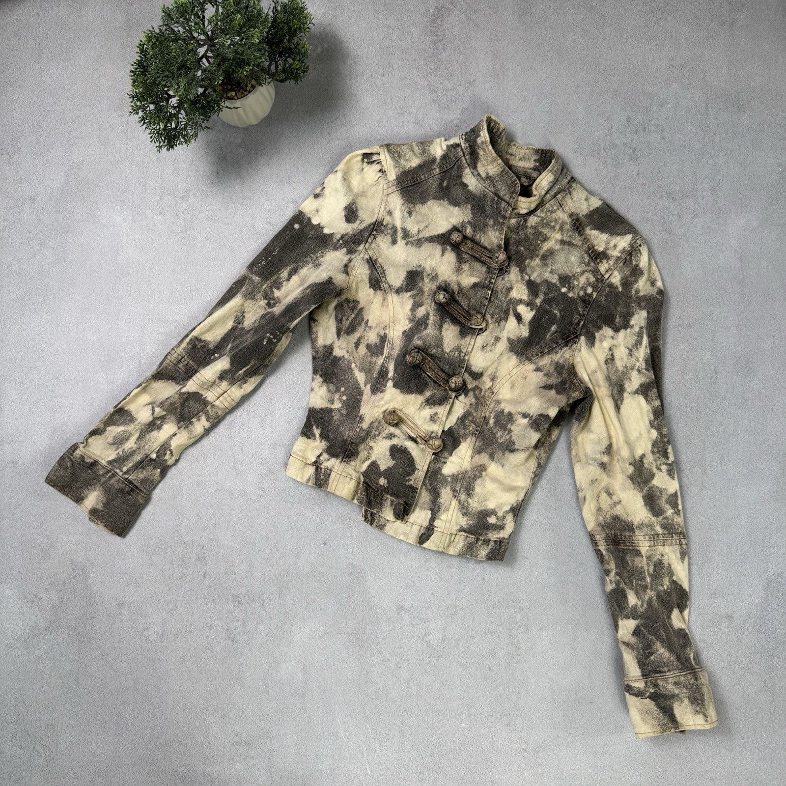 Vintage Vintage Jennyfer J Napoleon Jacket Tie Dye Size M Women Size M / US 6-8 / IT 42-44 - 1 Thumbnail