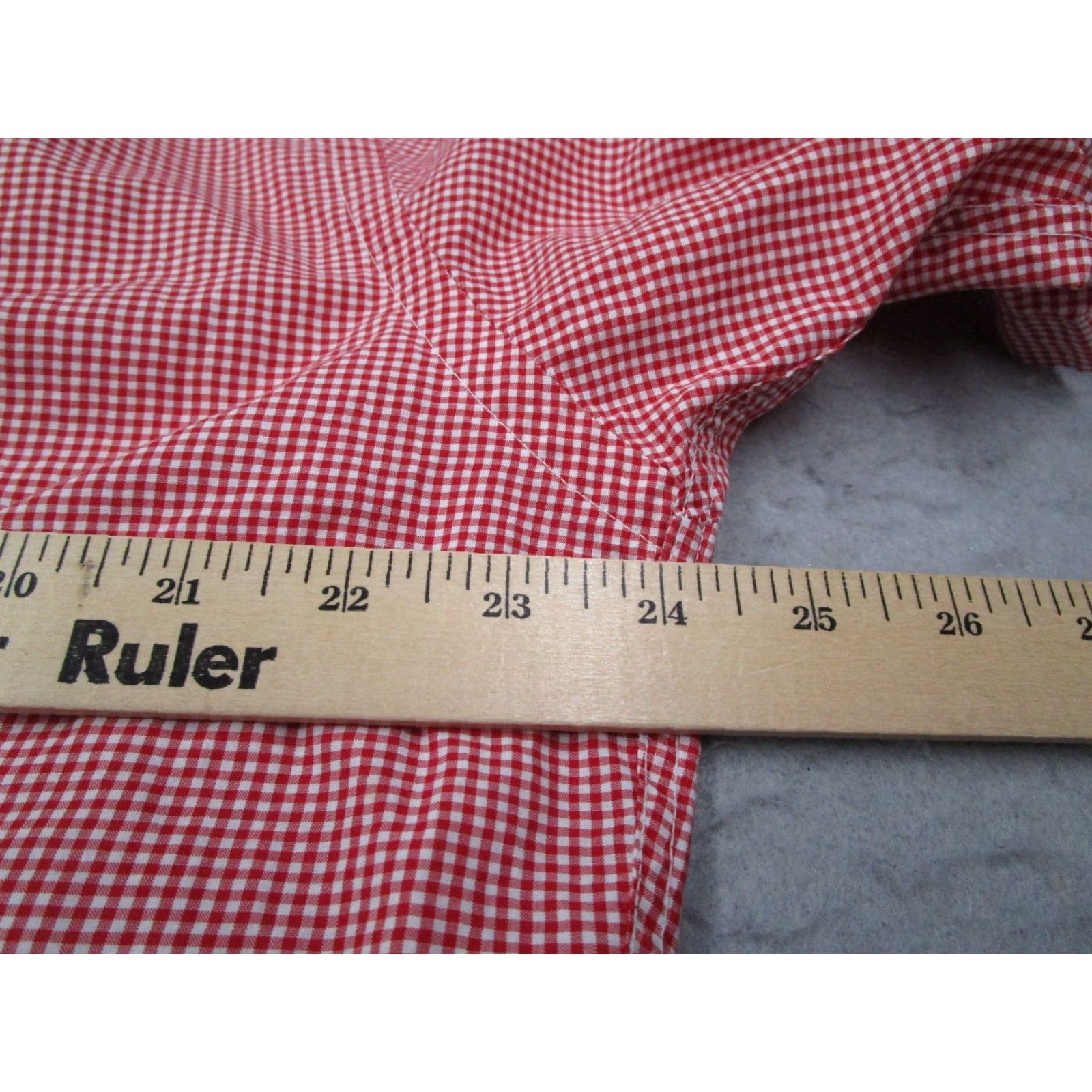 Orvis VINTAGE Orvis Shirt Mens Large Red Check Button Up Short Sleeve Made in USA Size US L / EU 52-54 / 3 - 5 Thumbnail