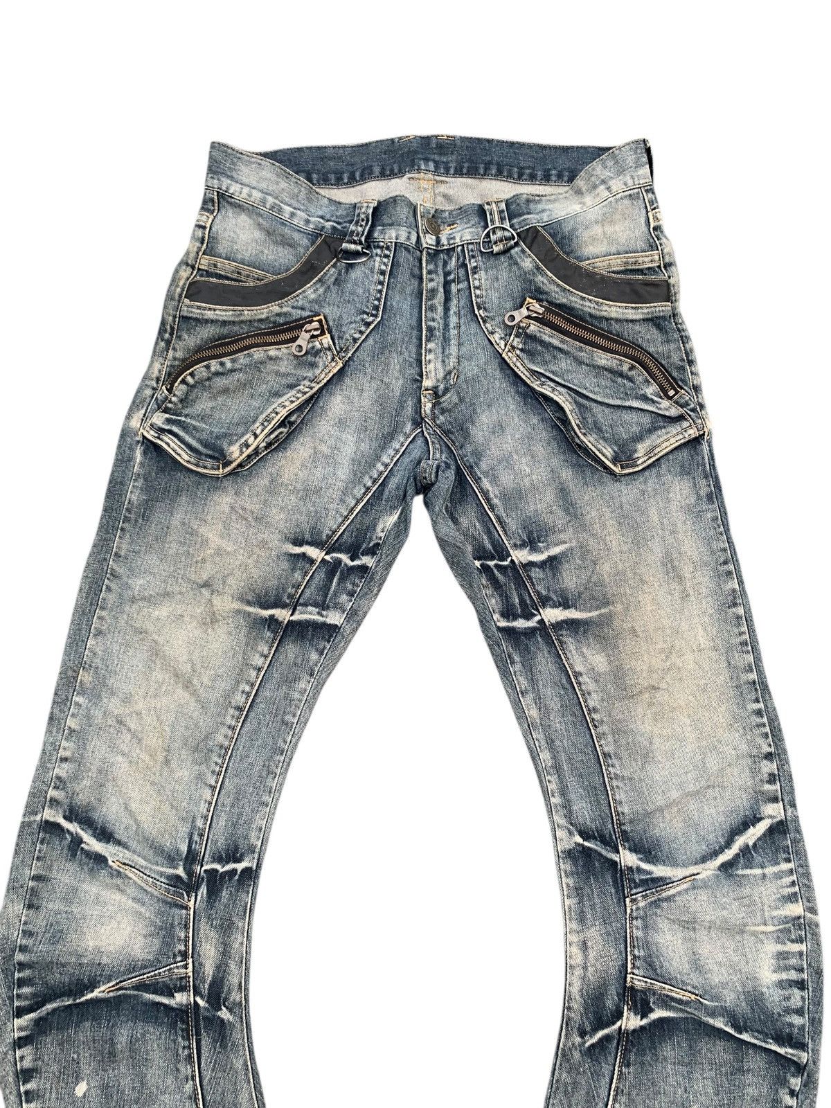 PPFM RARE💥PPFM BANANA CURVE CUT JAPANESE PUNK RUSTY DENIM Size US 32 / EU 48 - 5 Thumbnail