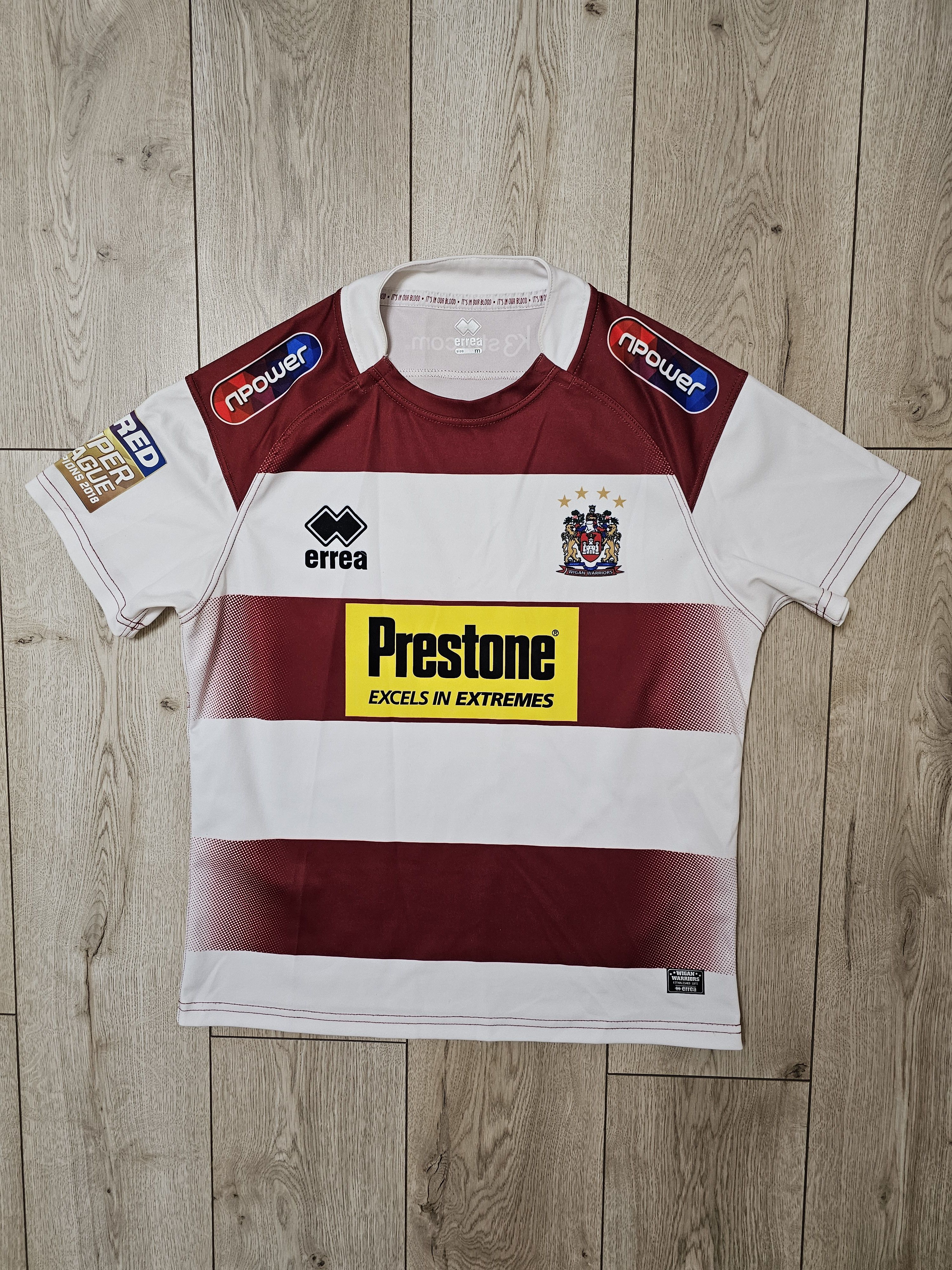 Other WIGAN WARRIORS 2016 2018 JERSEY ENGLAND RUGBY JERSEY RUGBY Size US M / EU 48-50 / 2 - 1 Thumbnail