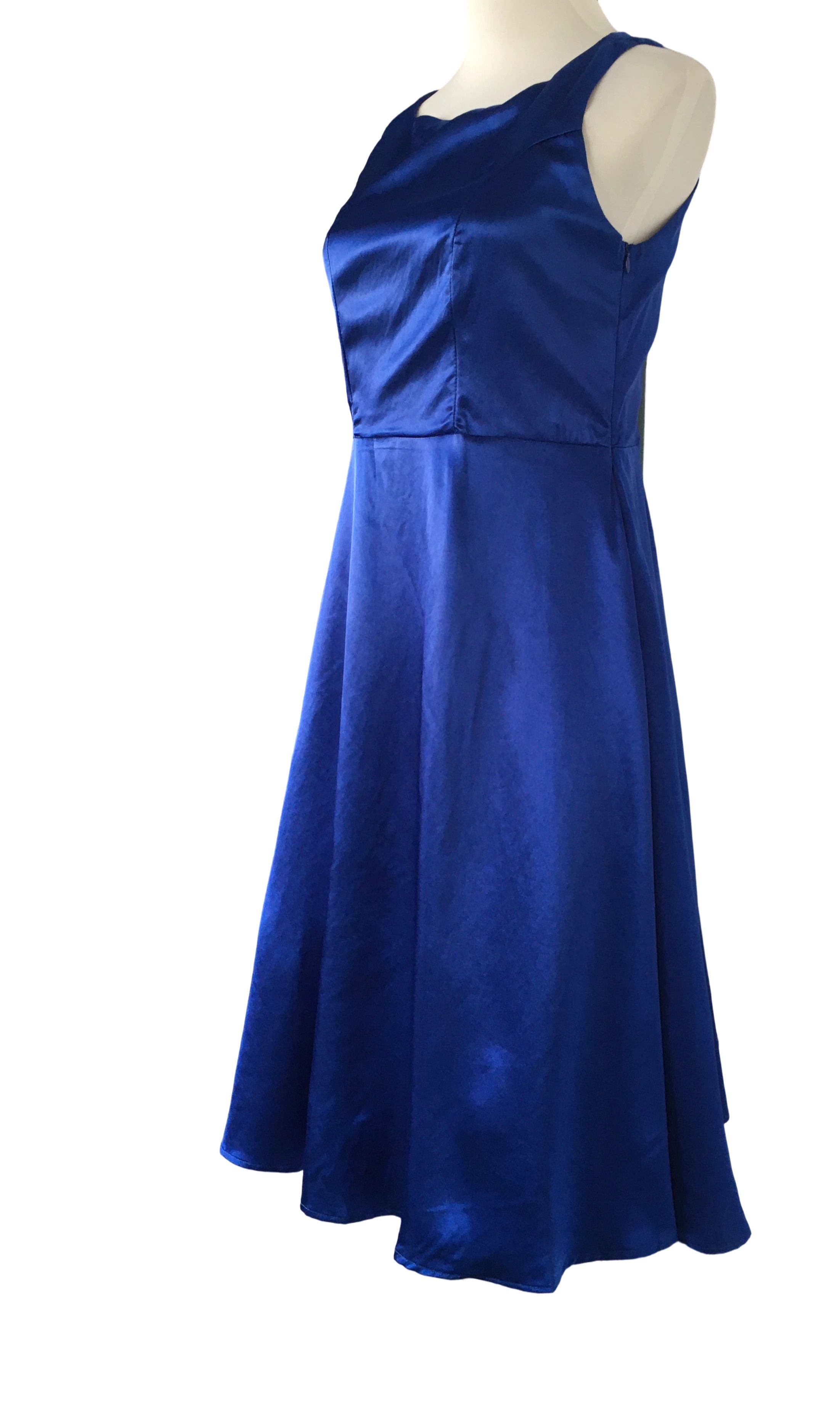Other Sapphire satin sleeveless women dress Size M / US 6-8 / IT 42-44 - 2 Thumbnail