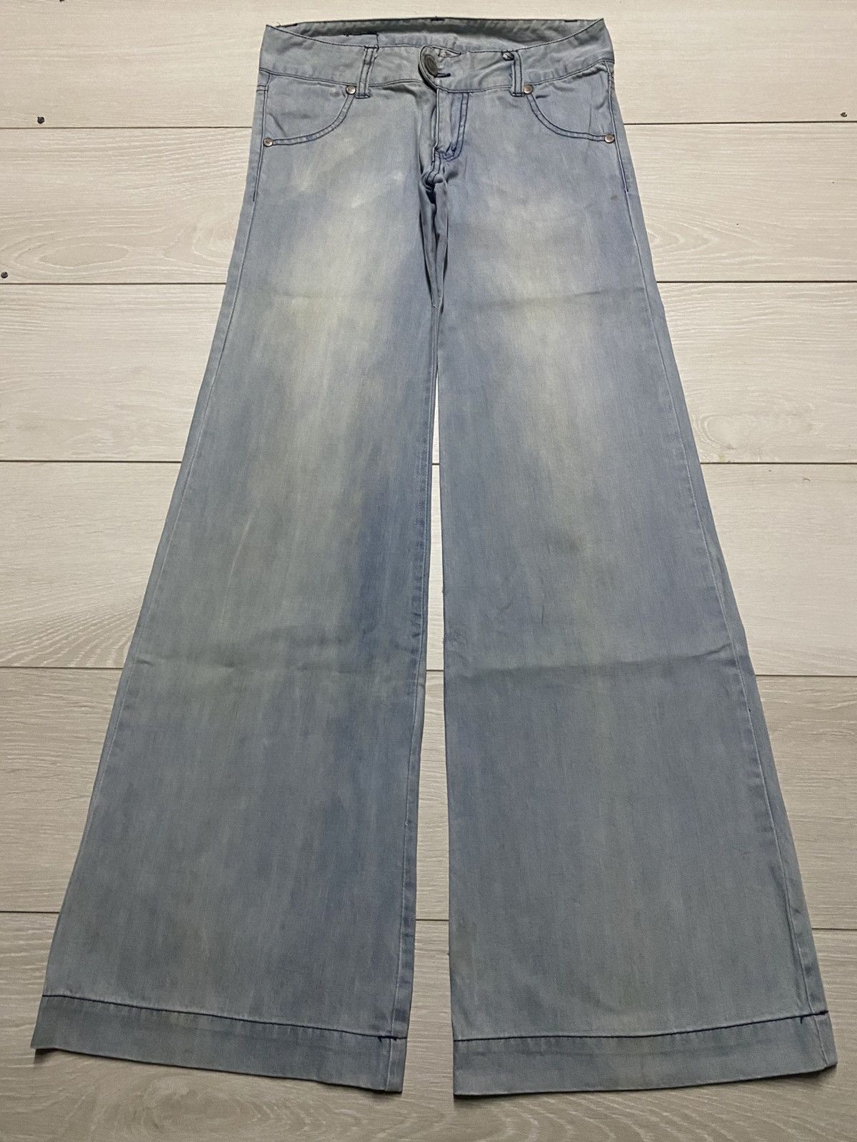 JNCO Vintage Royal Party Light Wash Super Baggy Jeans Size US 28 / EU 44 - 1 Thumbnail