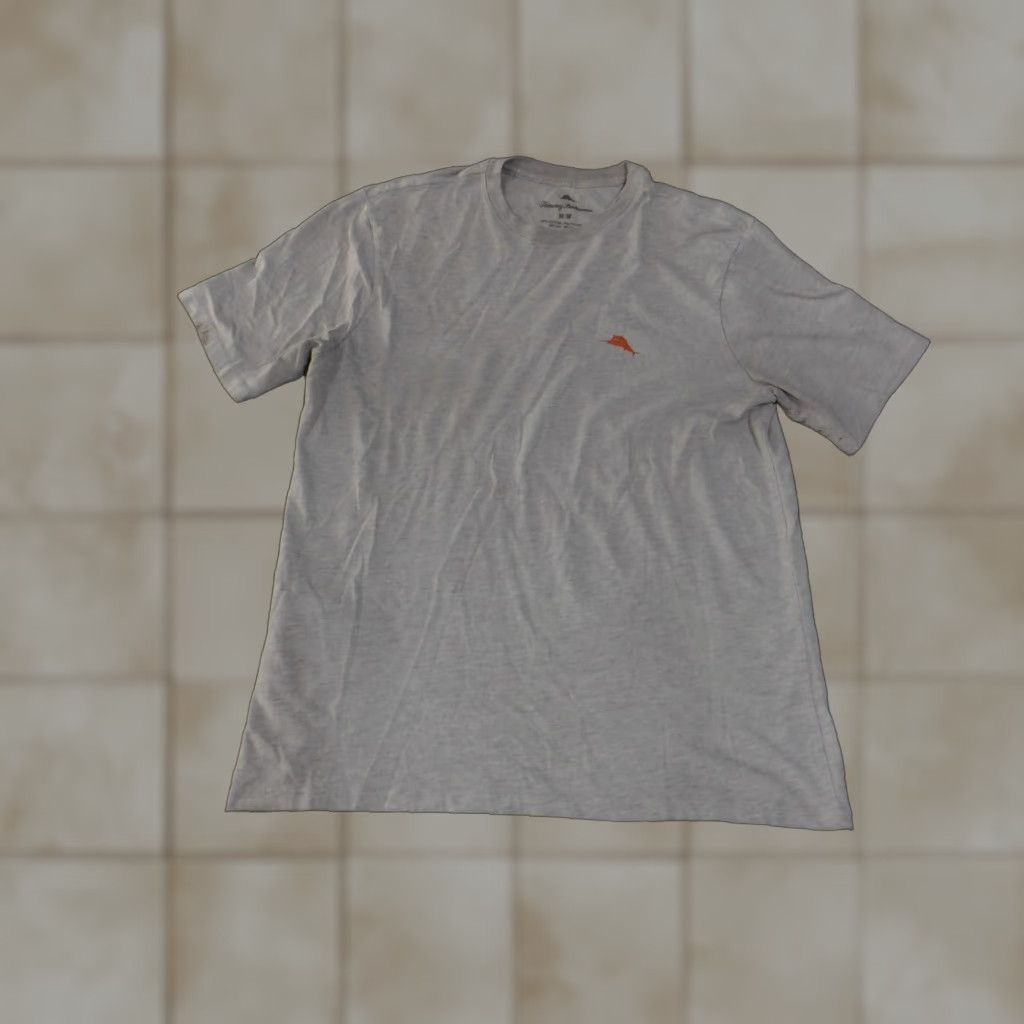Tommy Bahama VINTAGE Tommy Bahama Shirt Mens Medium Gray Graphic Back Who You Gonna Crawl Lobster Mens T-Shirt Short Sleeve Crew Neck Cotton/Polyester Size US M / EU 48-50 / 2 - 1 Thumbnail