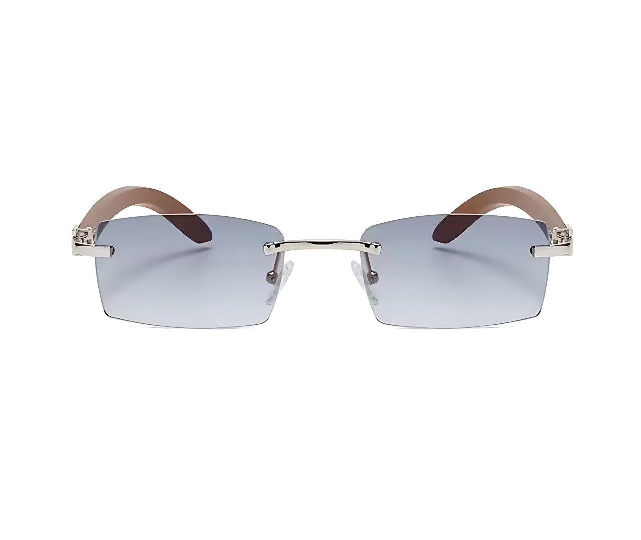Other Rimless Rectangle Sunglasses Men Women Luxury Square Shades Size ONE SIZE - 2 Thumbnail