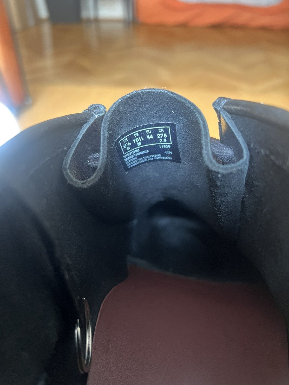 Clarks Clarks Wallabee Originals Black Leather Size US 10.5 / EU 43-44 - 6 Thumbnail