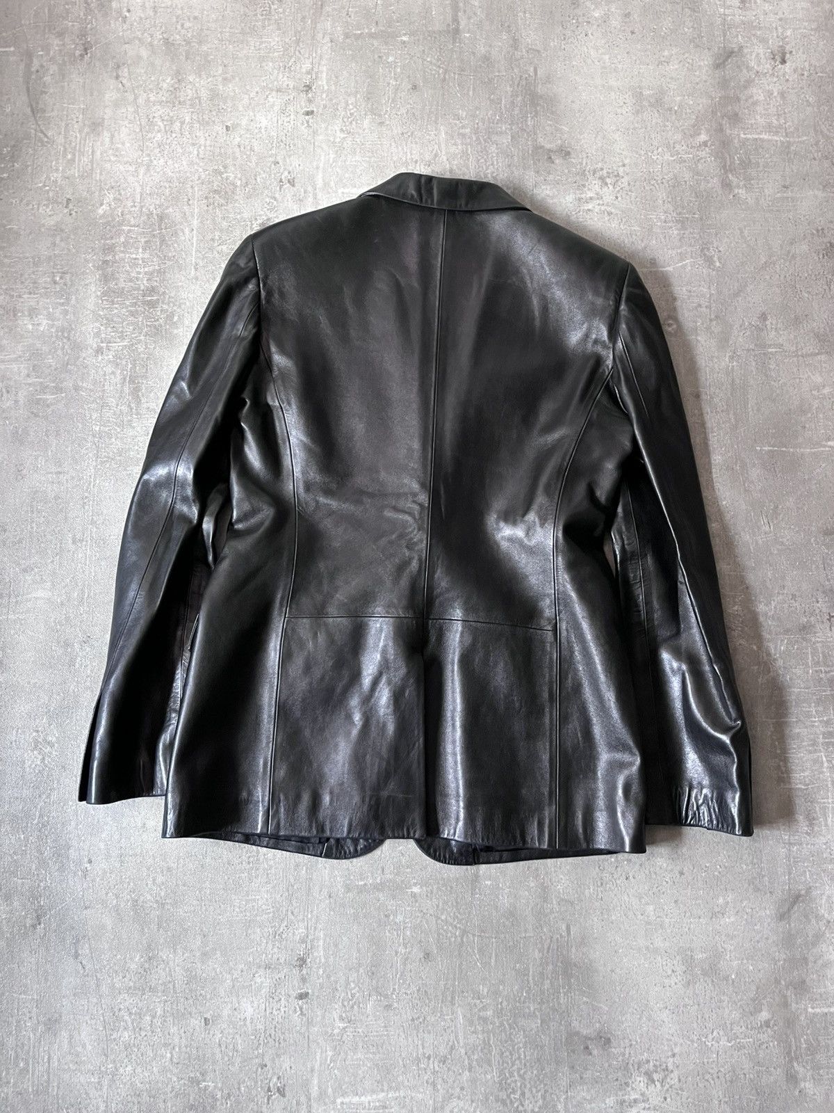 Gucci Gucci S/S 1998 by Tom Ford runway leather blazer jacket Size US S / EU 44-46 / 1 - 10 Thumbnail