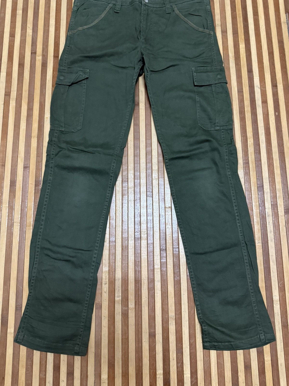 Japanese Brand LEPSIM Unisex Cargo Pants Streetwear Multipocket W31X30.5 Size US 31 - 3 Thumbnail