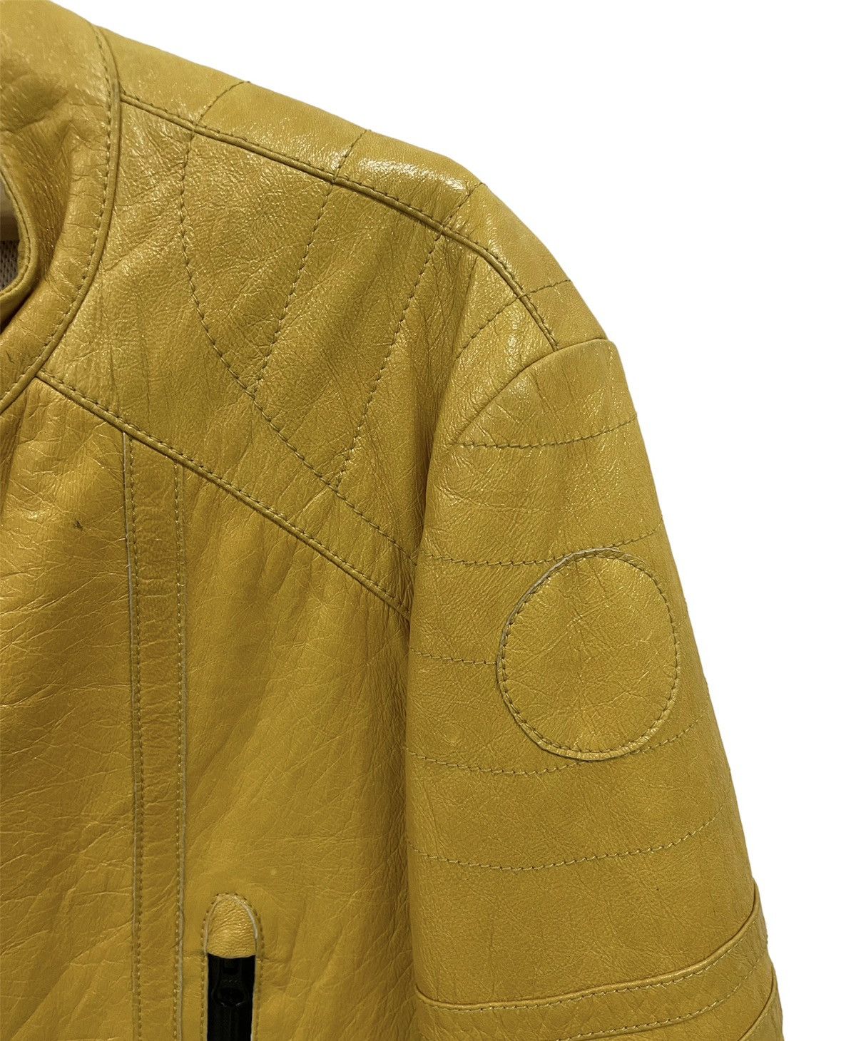 John Galliano Rare! Galliano Mexican Rodeo Double Collar Leather Jacket Size US M / EU 48-50 / 2 - 5 Thumbnail