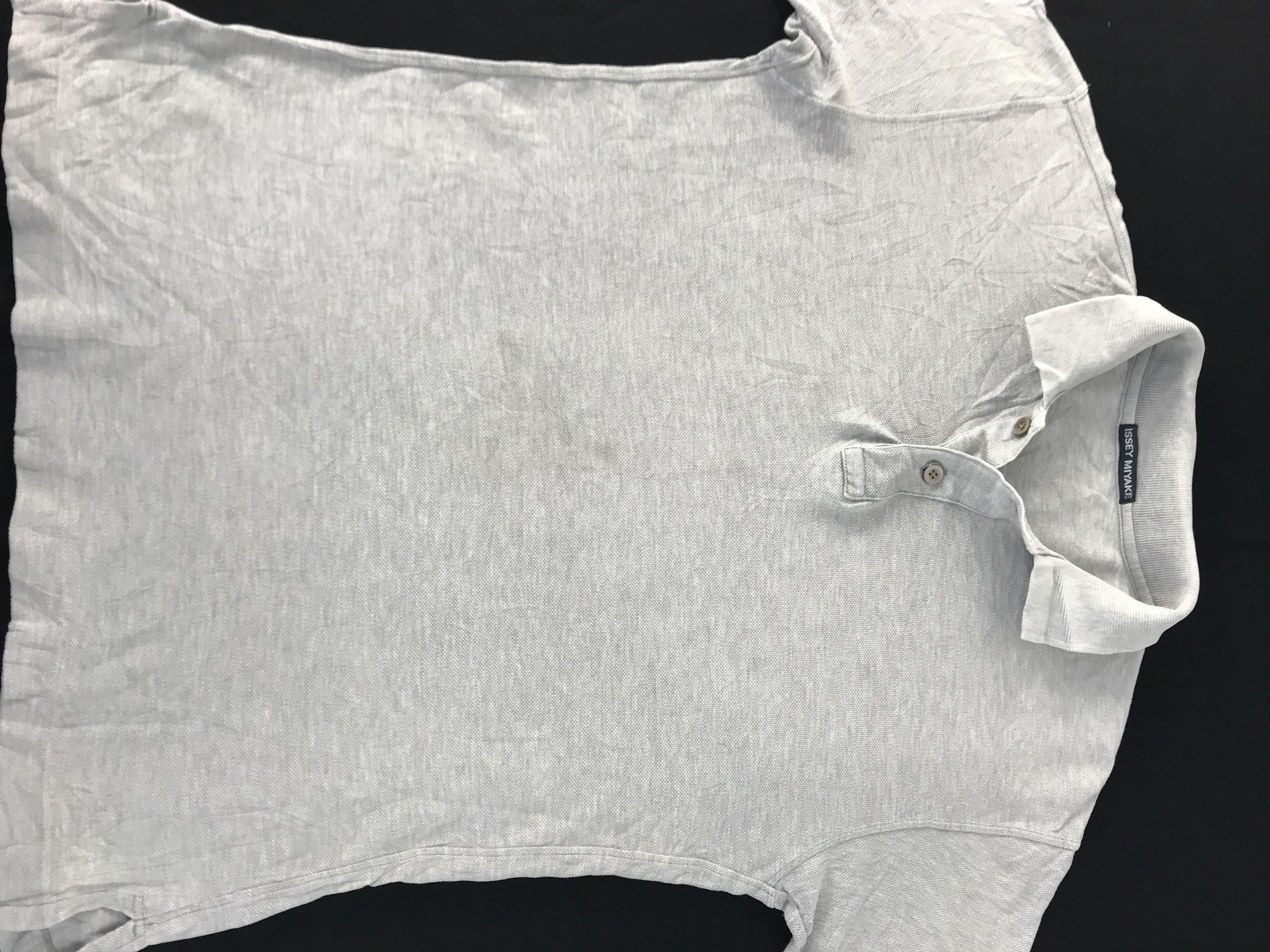 Issey Miyake Vintage Issey Miyake Polo Tee Unisex Size M / US 6-8 / IT 42-44 - 3 Thumbnail