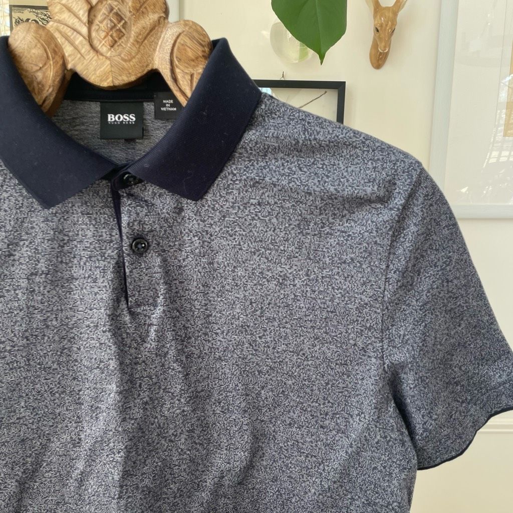 Hugo Boss Hugo Boss Polo Golf Short Dark Blue Slim Fit L Size US L / EU 52-54 / 3 - 2 Thumbnail