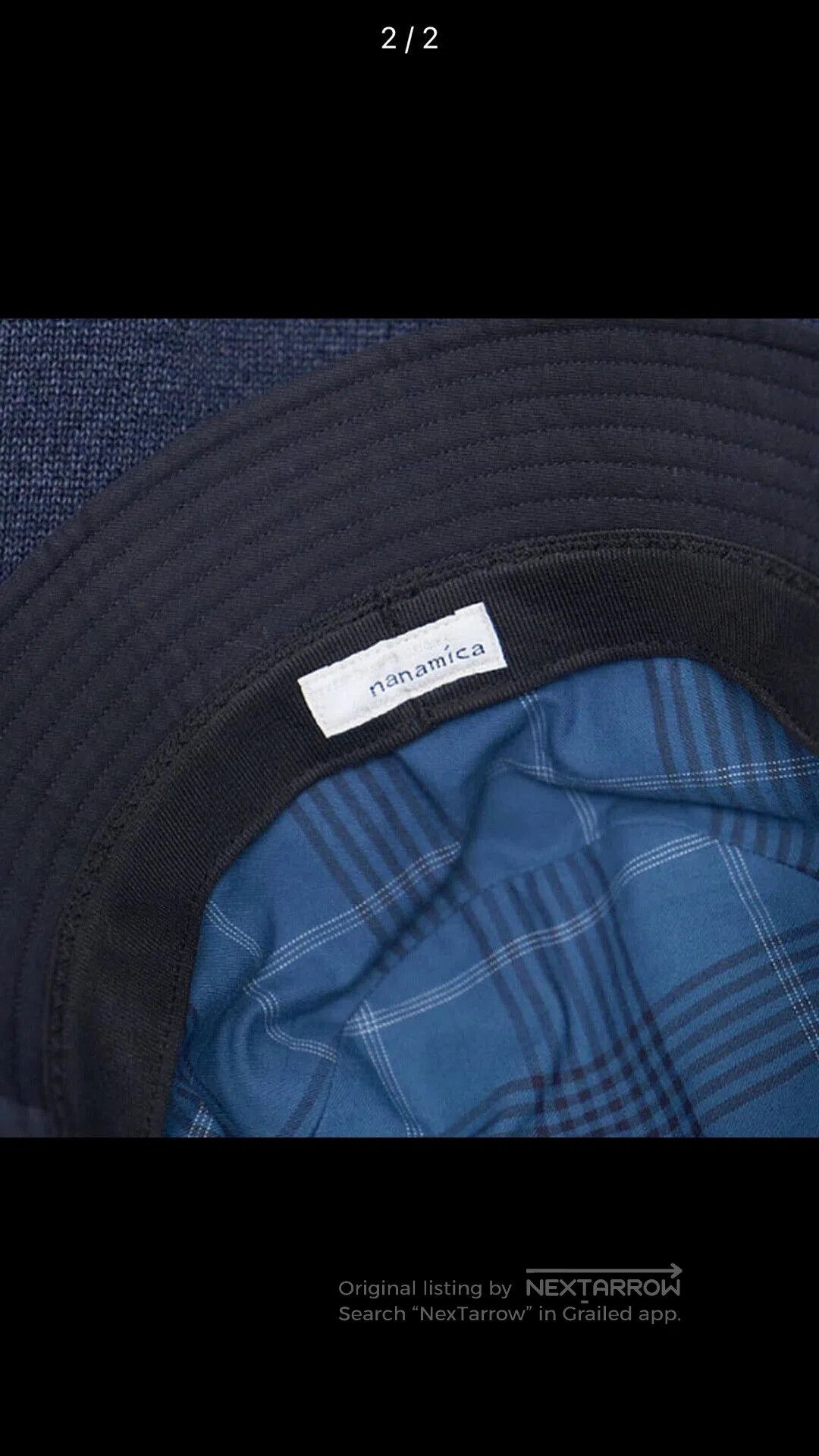 Nanamica Nanamica Navy Blue Cap with Tag. Size ONE SIZE - 3 Thumbnail
