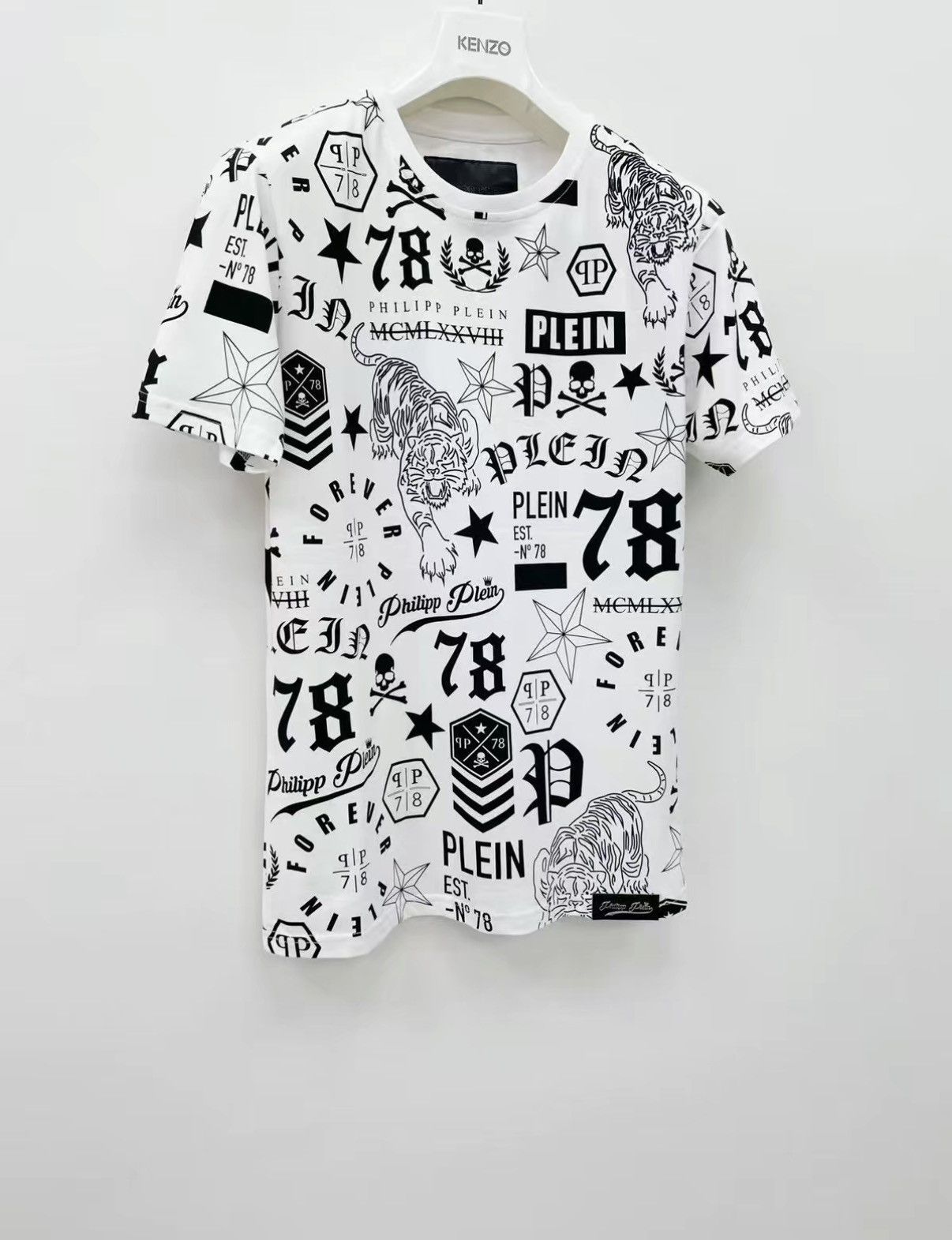 Philipp Plein PHILIPP PLEIN 100% Cotton Short Sleeve T-shirt J30 Size US L / EU 52-54 / 3 - 2 Thumbnail