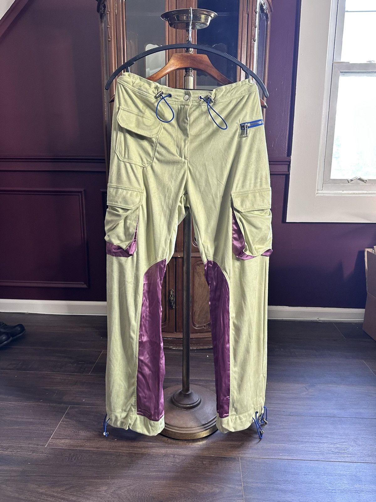 Earthling Earthling VIP 13 O’Clock velour silk cargo pants Size US 30 / EU 46 - 1 Thumbnail