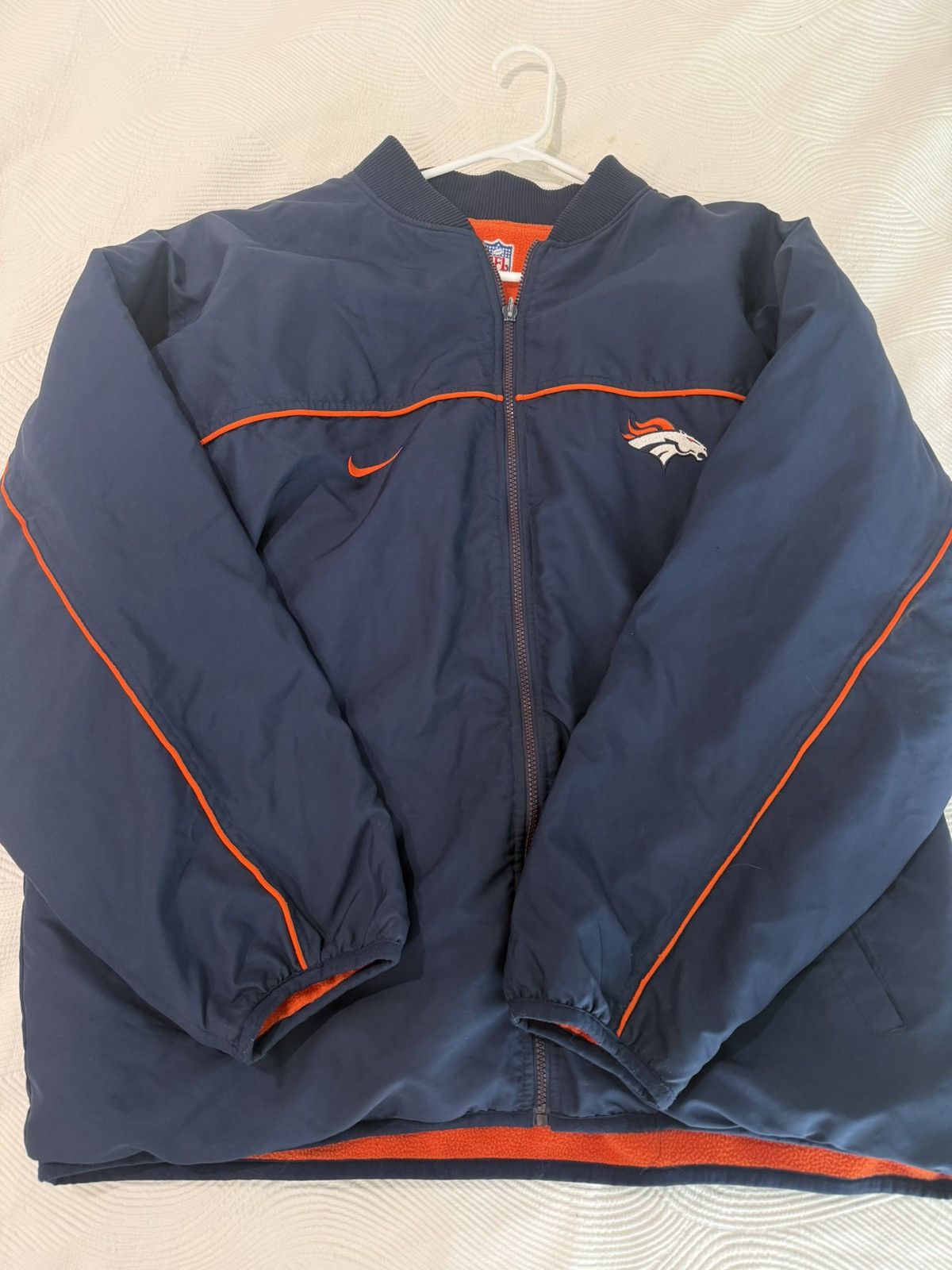 Nike 90s Denver Broncos bomber/windbreaker jacket Size US XL / EU 56 / 4 - 1 Thumbnail