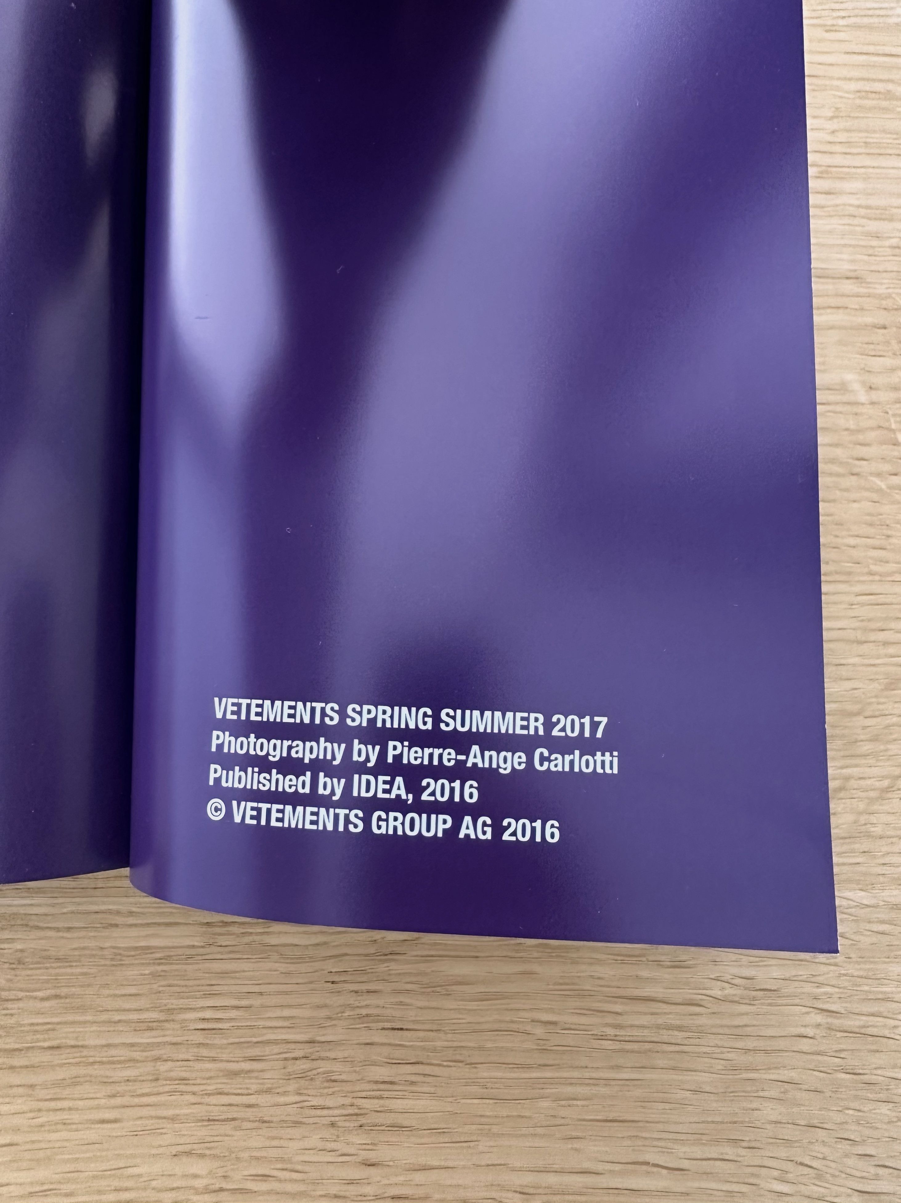 Vetements “VETEMENTS 2: SUMMERCAMP” Book Size ONE SIZE - 3 Thumbnail