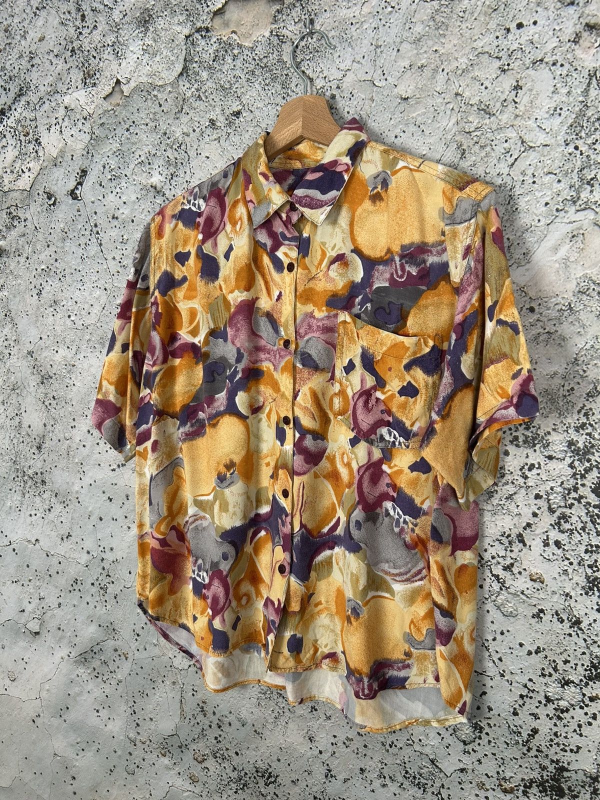 Vintage Vintage Avant Garde Flowers Hawaiian Summer Shirt 90s Size US M / EU 48-50 / 2 - 2 Thumbnail