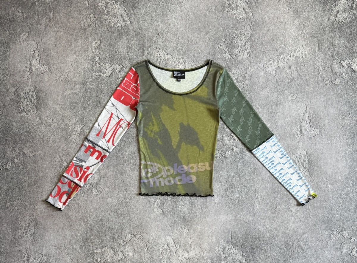 Designer Basic pleasure mode 6 avantgarde all printed long sleeve top Size M / US 6-8 / IT 42-44 - 6 Thumbnail