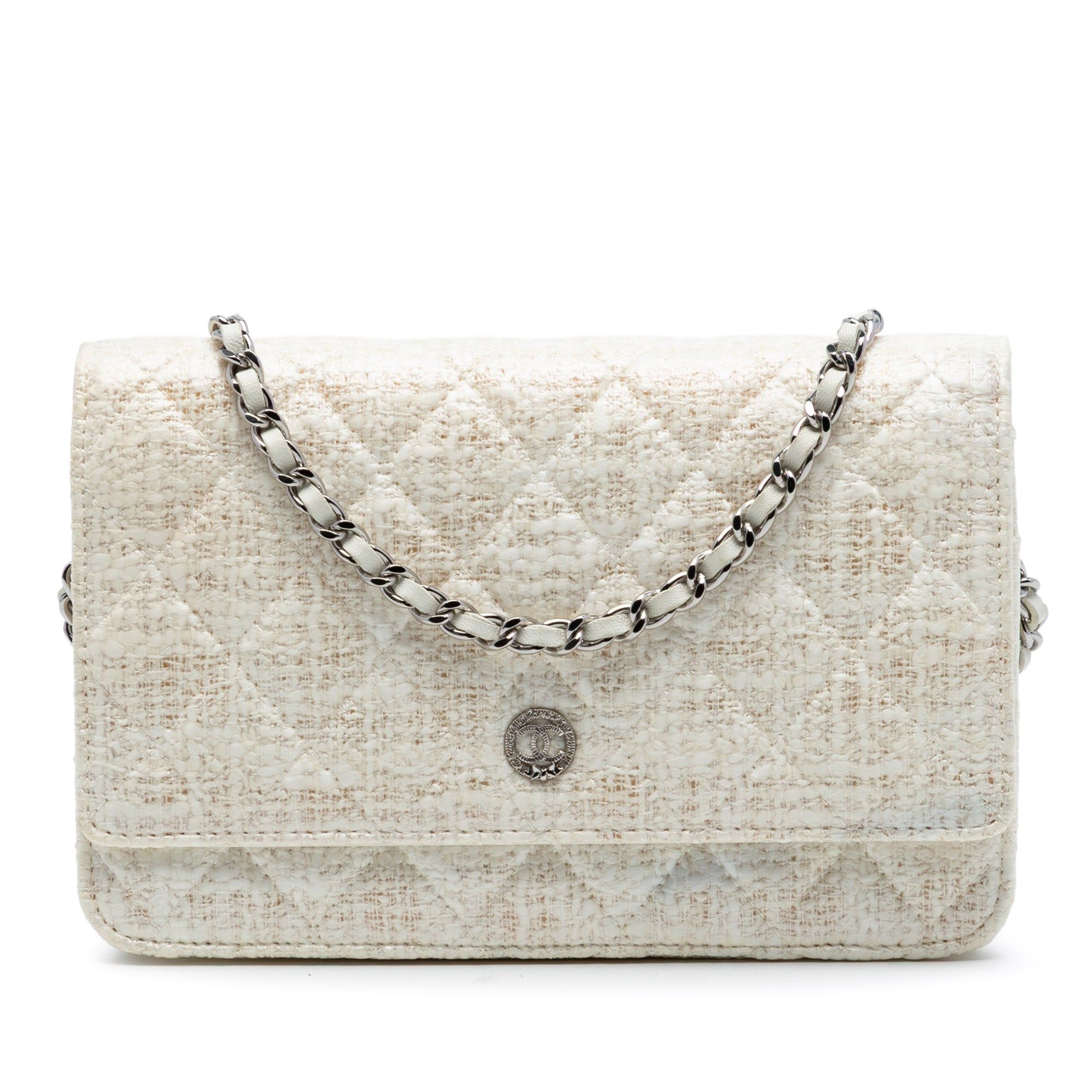 Chanel CC Coated Tweed Wallet On Chain Size ONE SIZE - 1 Thumbnail