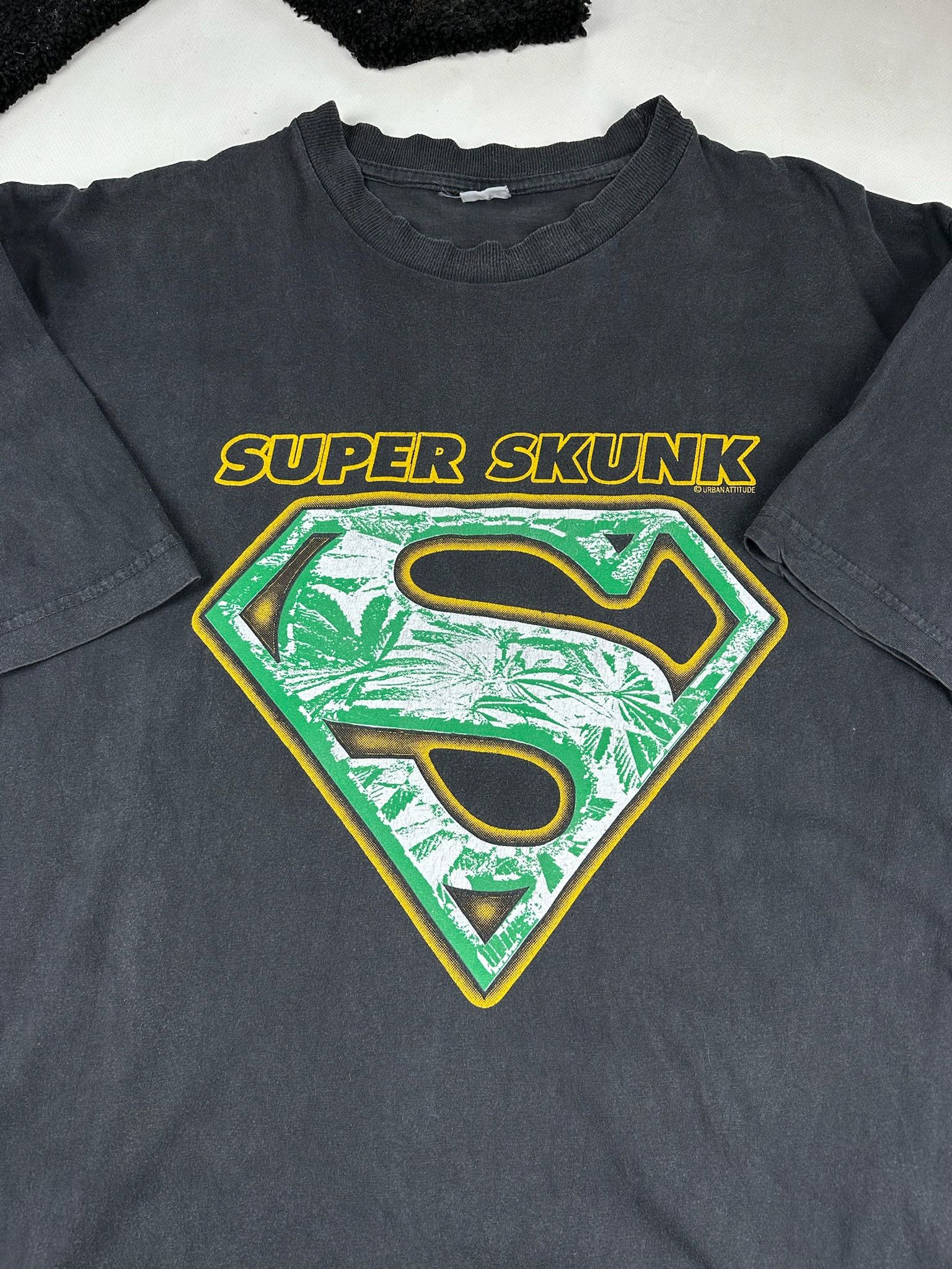 Vintage Vintage Super Skunk Urban Attitude T-shirt weed marijuana Size US L / EU 52-54 / 3 - 6 Thumbnail