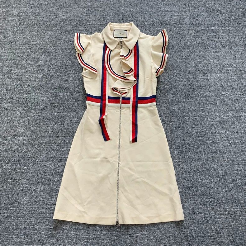 Gucci Gucci Bow ruffle dress Size S / US 4 / IT 40 - 7 Thumbnail