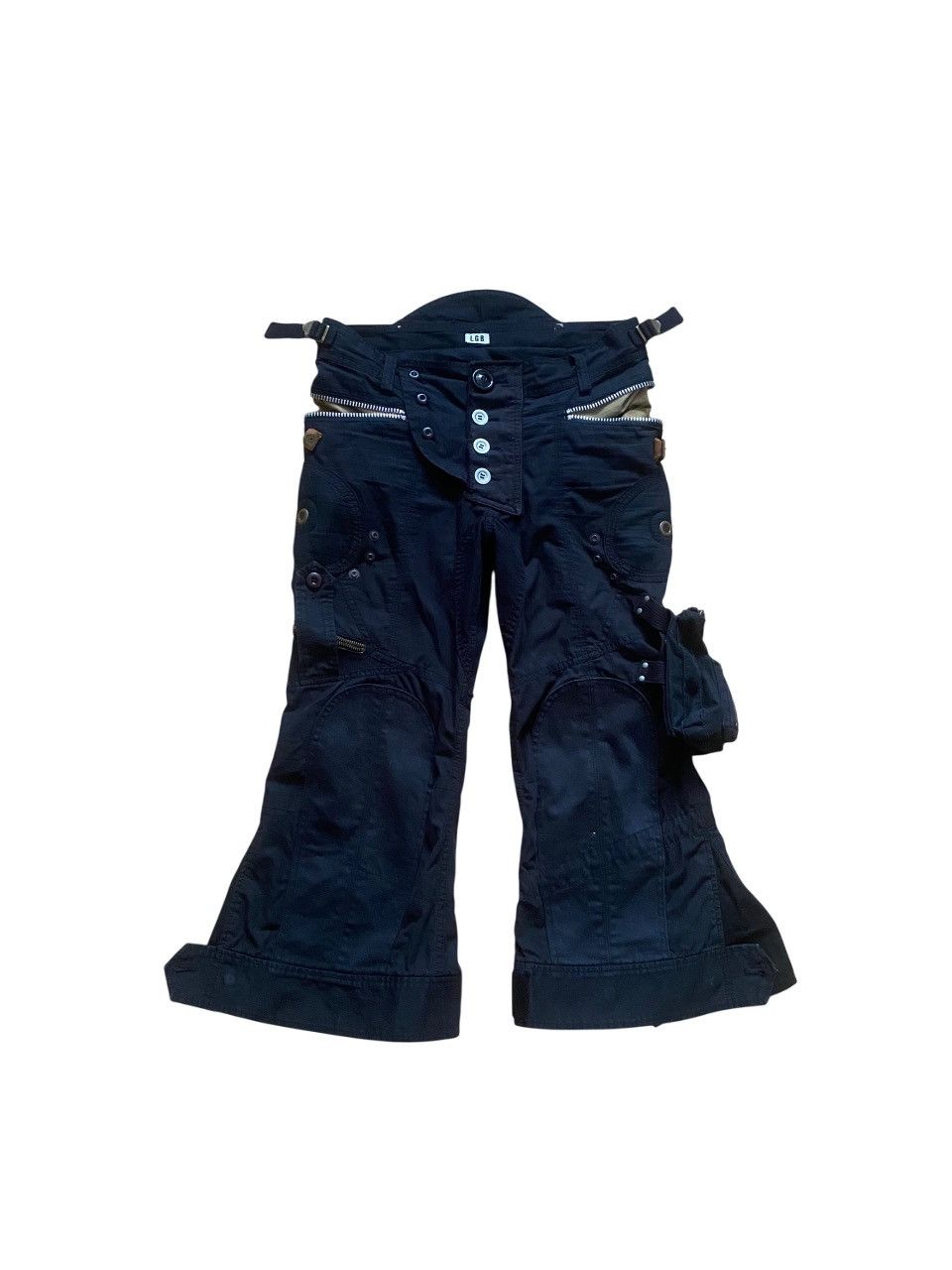 L.G.B. PARACHUTE CARGO PANTS lgb ルグランブルー Initial】LGB Le Grand Bleu Cargo Pants Gimmick Psychedelic Cargo