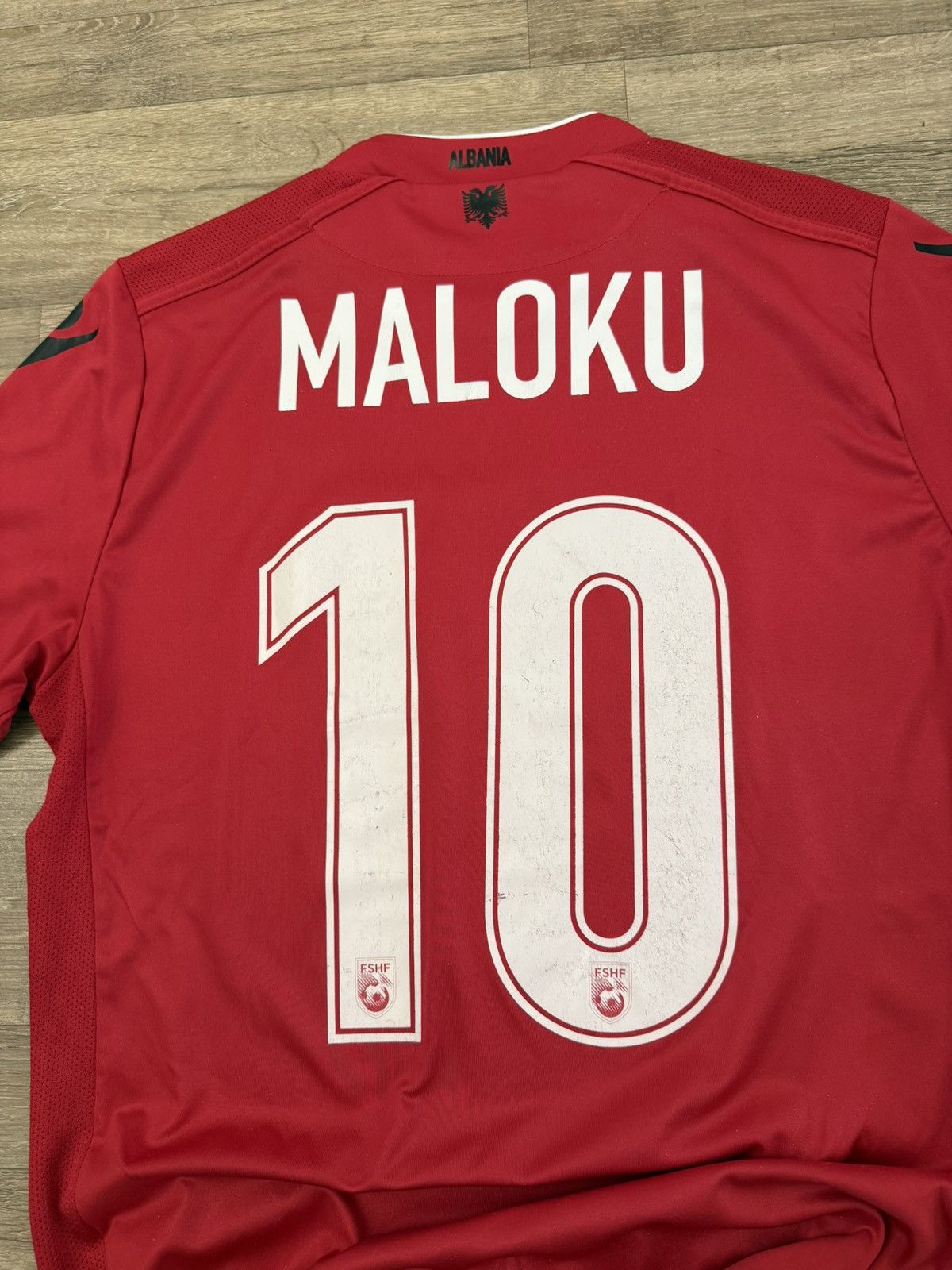 Macron Macron Y2K Albania 2016 Soccer Football Blokecore Jersey Size US M / EU 48-50 / 2 - 9 Thumbnail