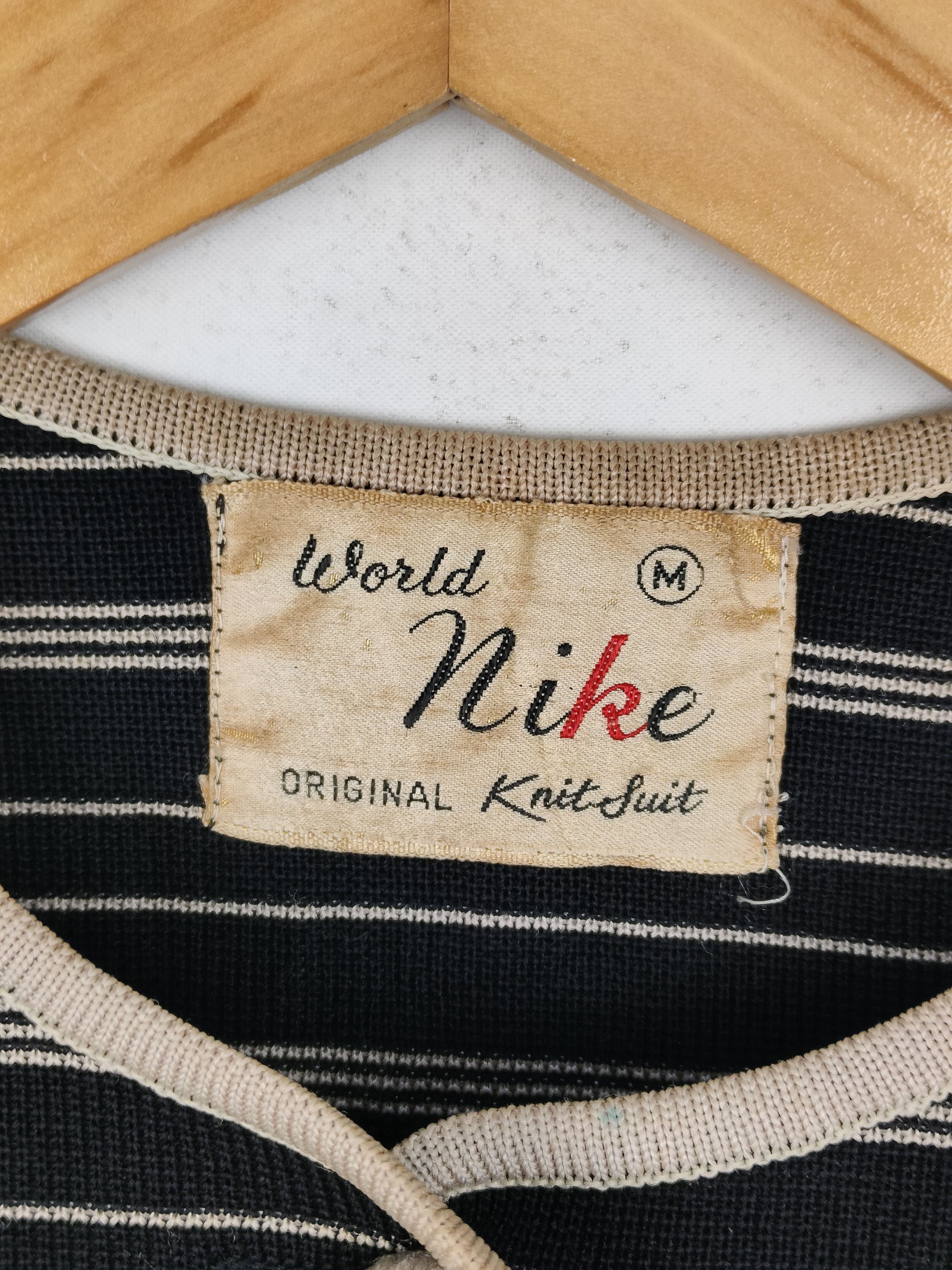 Nike Vintage Nike Knit Suit Stripe Cardigan Size M / US 6-8 / IT 42-44 - 3 Thumbnail