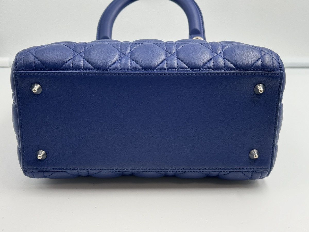 Christian Dior Monsieur Lady Dior medium size handbag blue Size ONE SIZE - 11 Thumbnail