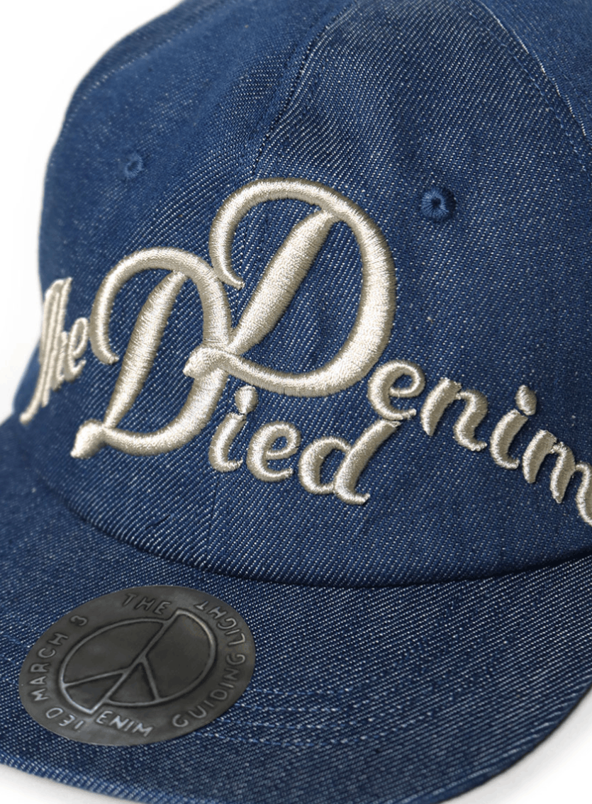 Kapital 11.5oz Denim Baseball CAP (The Denim Died embroidery) Size ONE SIZE - 4 Thumbnail