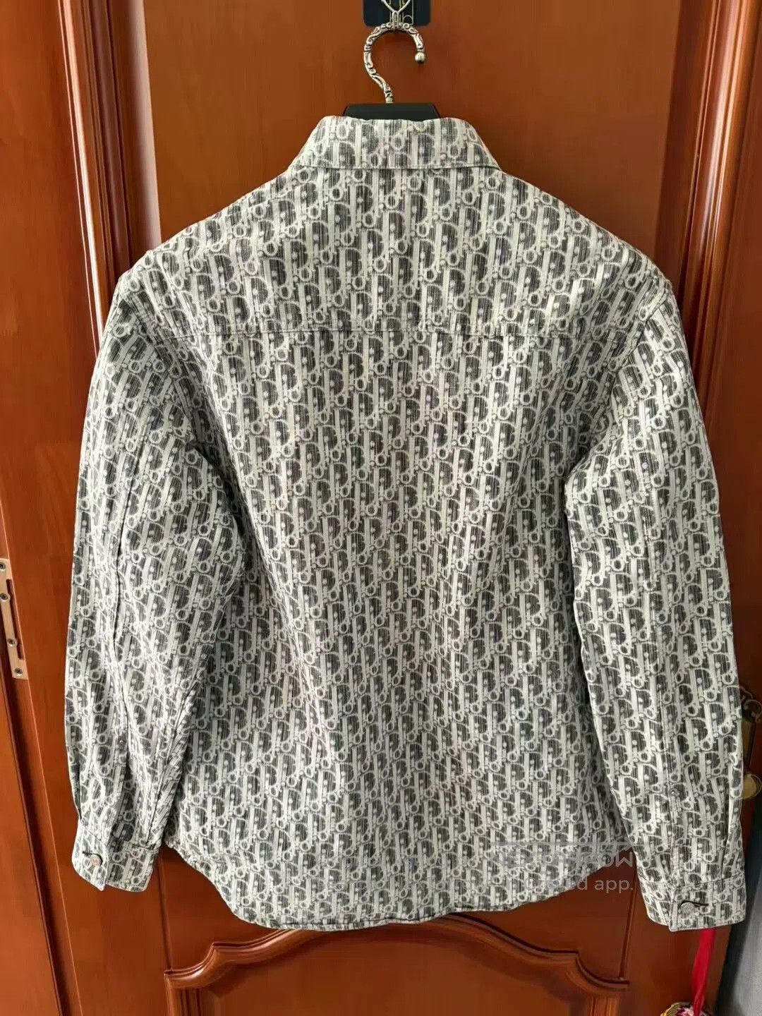 Dior dior logo printed gray white shirt. Size US M / EU 48-50 / 2 - 2 Thumbnail