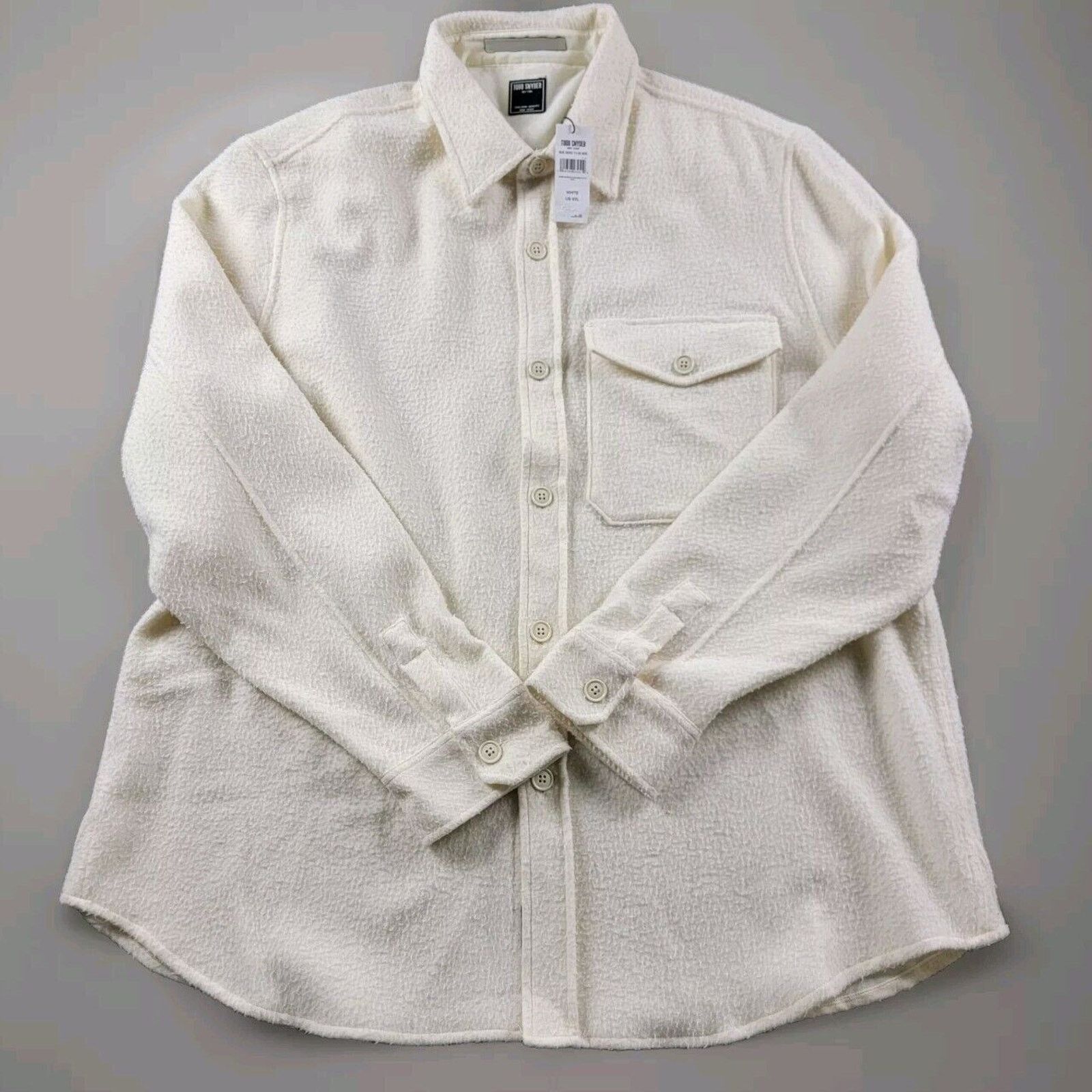 Todd Snyder Todd Snyder Boucle Wool Relaxed Utility Over Shirt Size US XXL / EU 58 / 5 - 1 Thumbnail