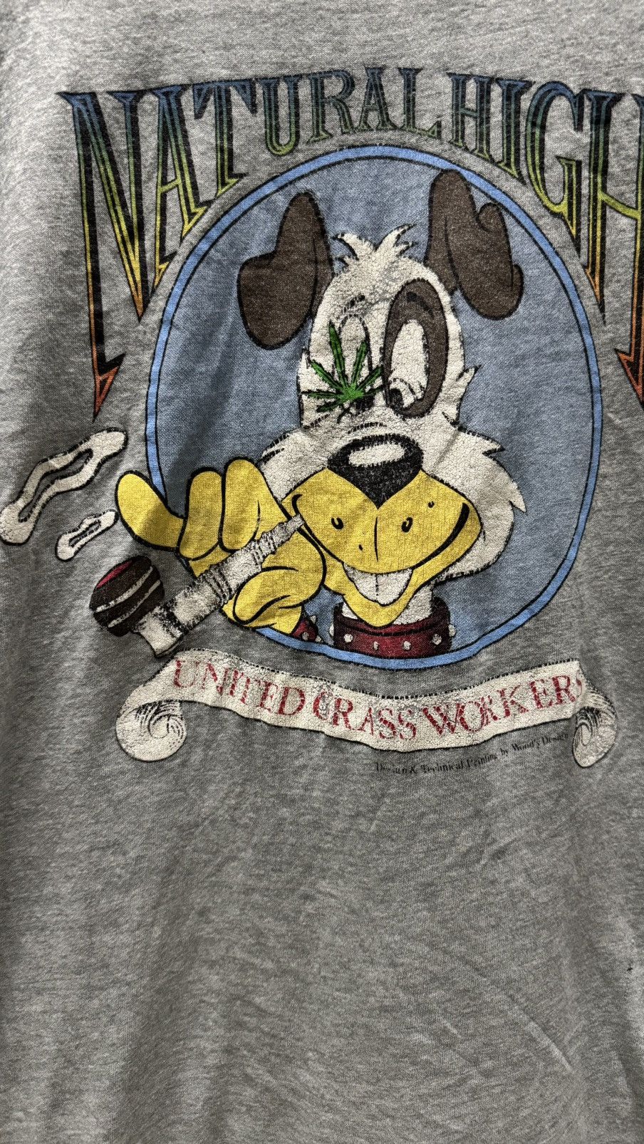 Vintage Vintage 90s Cannabis Natural High Size US L / EU 52-54 / 3 - 3 Thumbnail