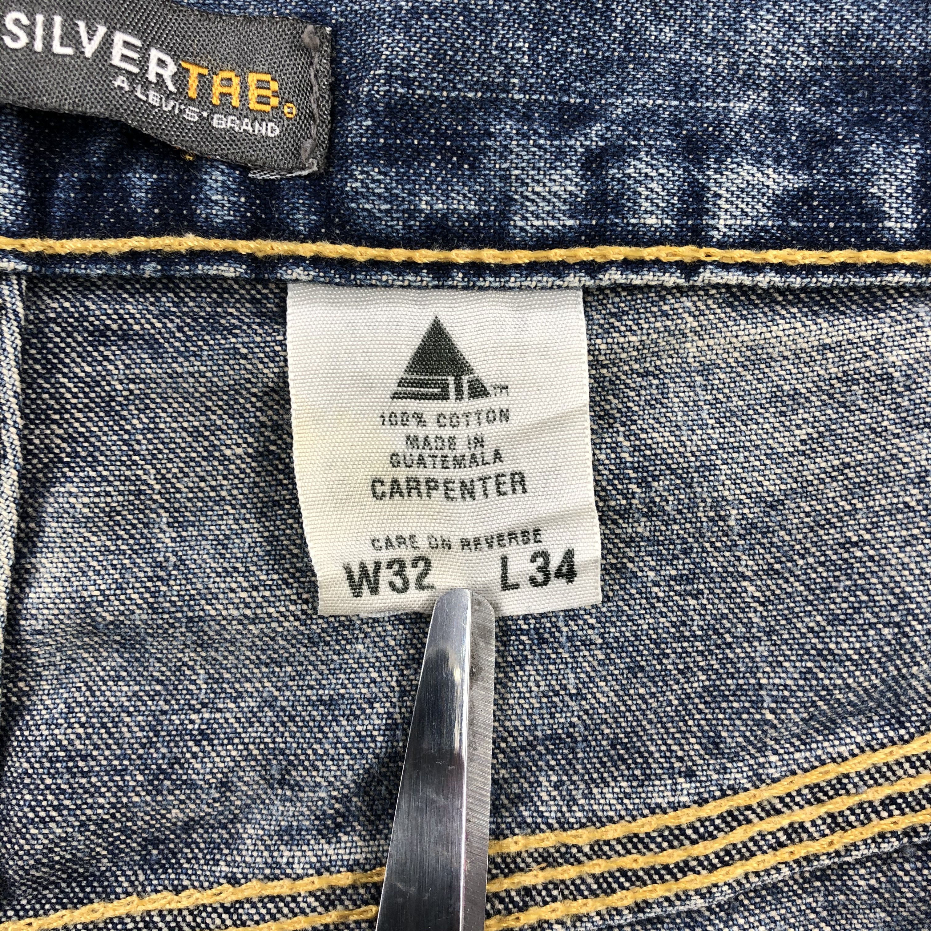 Levi's × Vintage Vintage Levis SilverTab Jeans-JM2549 Size US 35 - 11 Thumbnail