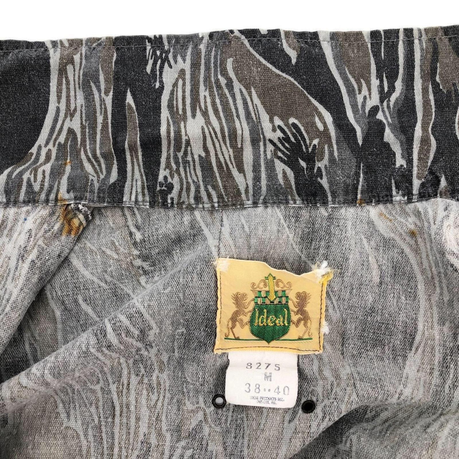 Vintage 80s camouflage shirt jacket shacket Ideal Sportswear 1980s Size US M / EU 48-50 / 2 - 4 Thumbnail