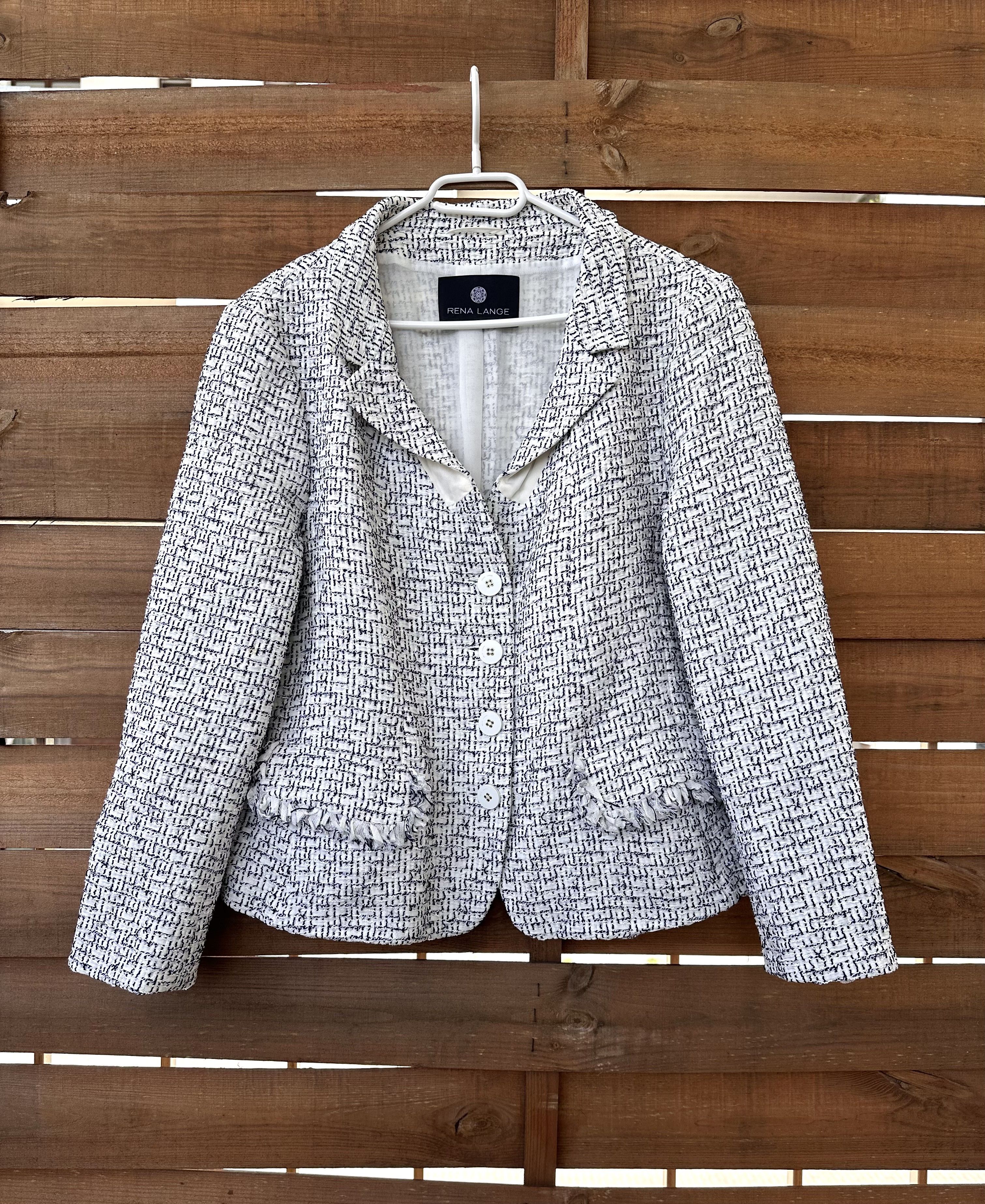 Designer Rena Lange women blazer jacket Size L / US 10 / IT 46 - 1 Thumbnail