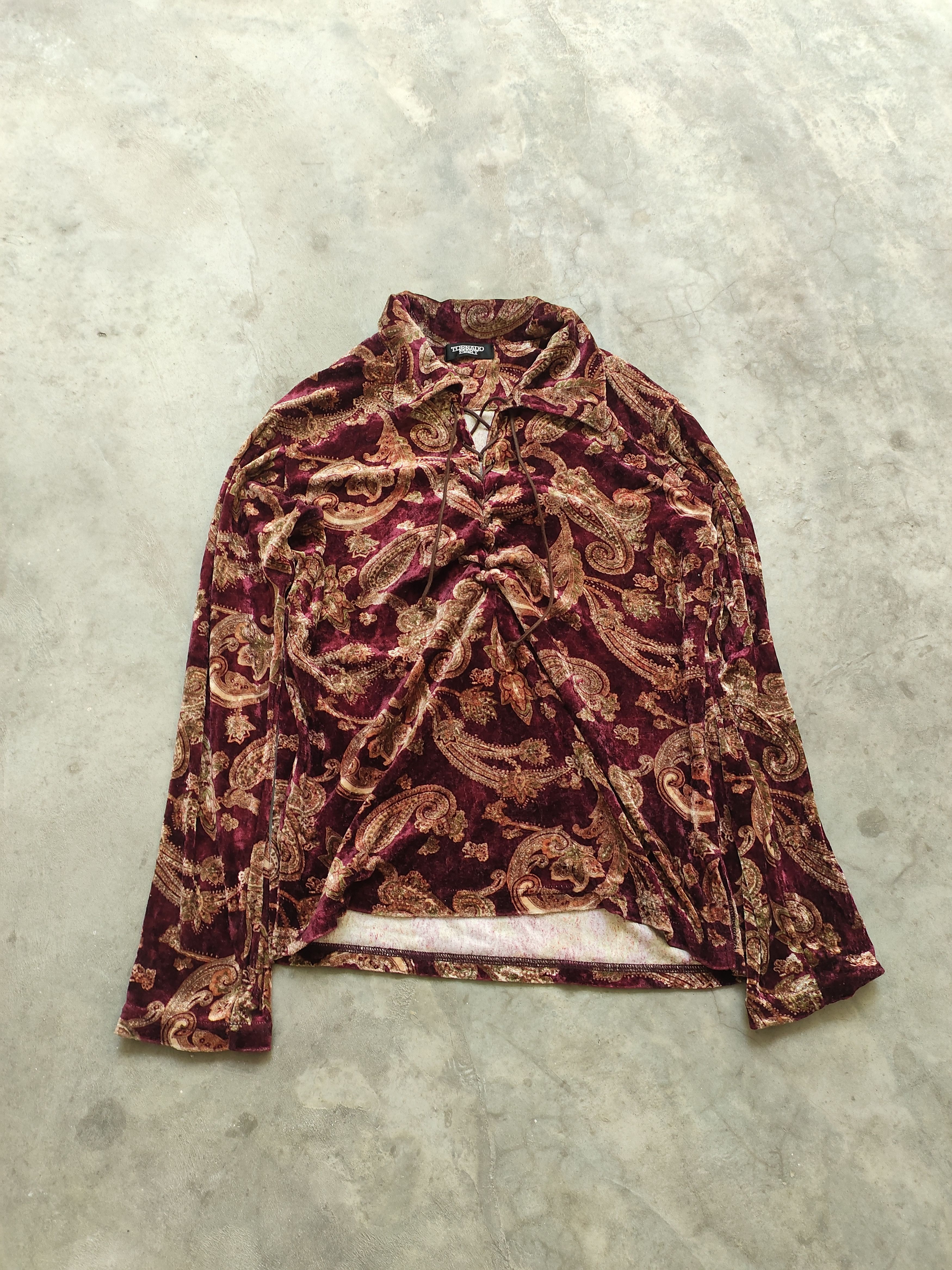 image of Tornado Mart Paisley in Red, Men's (Size Medium)