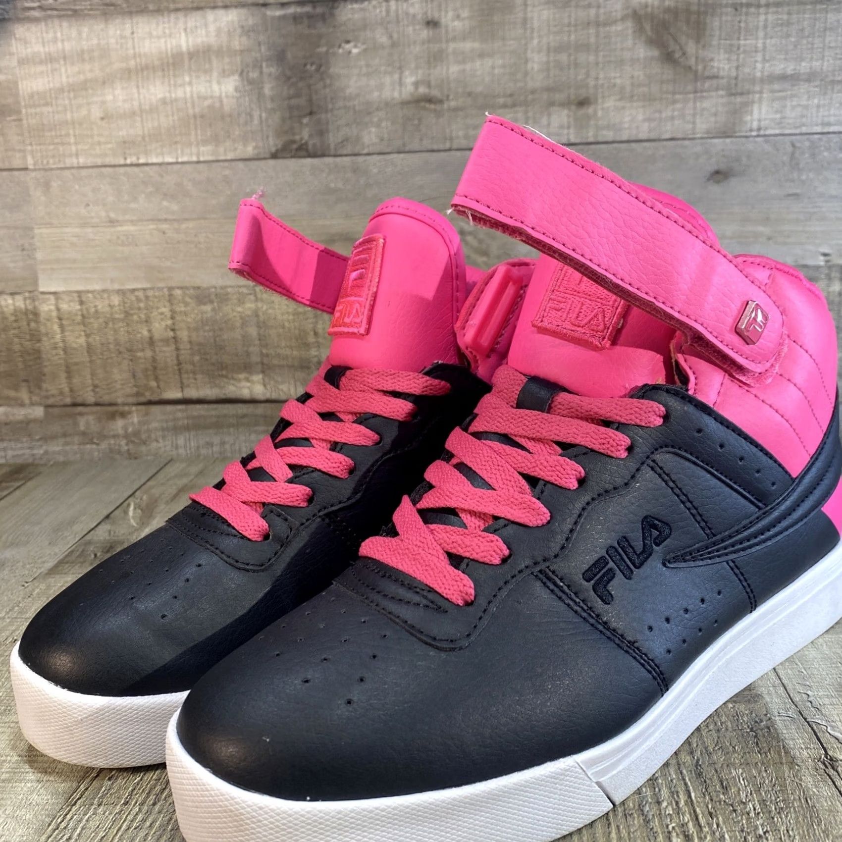 Fila FILA Vulc 13 Harlay Women's High Top Shoes Size 7 Pink Sneaker Size M / US 6-8 / IT 42-44 - 3 Thumbnail