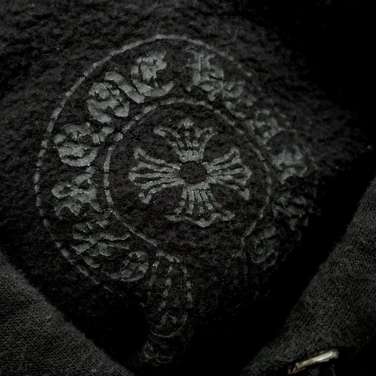 Chrome Hearts × Designer SS24 Chrome Hearts USA Shoulder Logo Black Hoodie Sz XXL Size US XXL / EU 58 / 5 - 5 Thumbnail