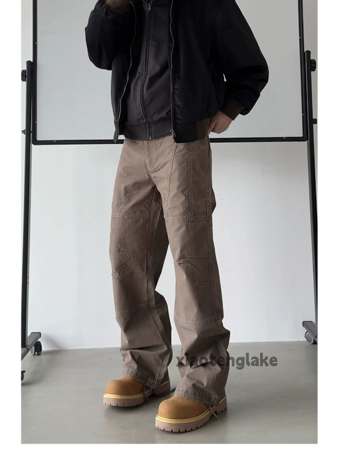 Designer × Japanese Brand × Vintage Utility punk grunge workwear carpenter cargo pants Size US 34 / EU 50 - 3 Thumbnail