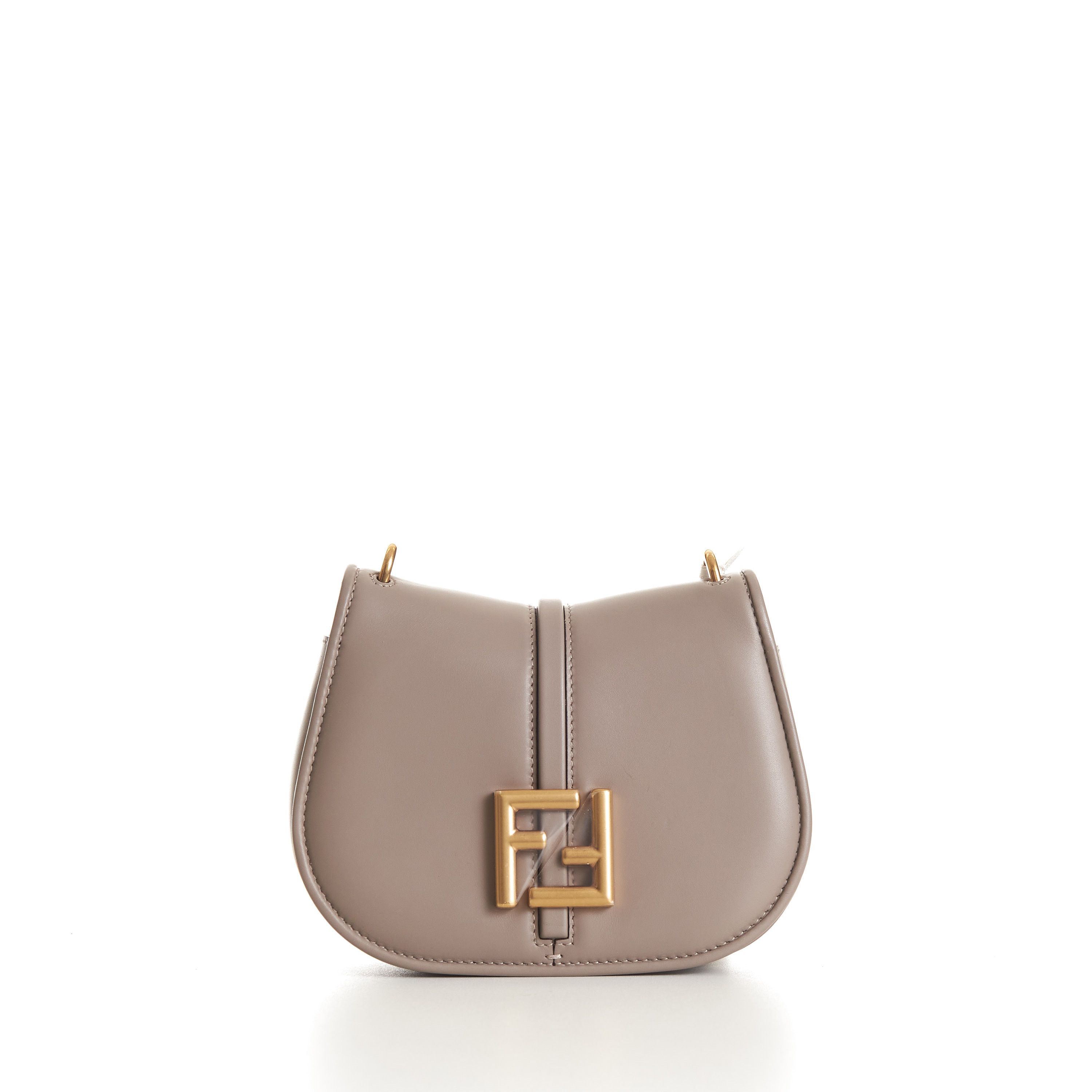 Fendi C’mon Mini Dove Gray Smooth Leather Size ONE SIZE - 4 Thumbnail