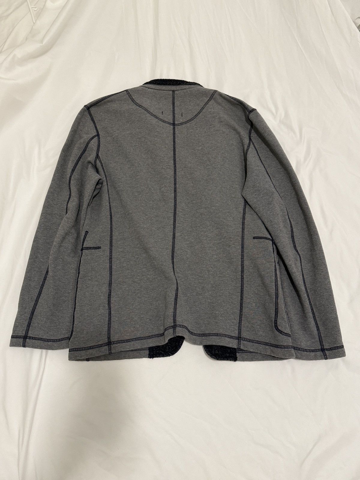 Comme des Garcons Homme Plus French Terry Exposed Stitch Jacket - Sz S Size US S / EU 44-46 / 1 - 12 Thumbnail